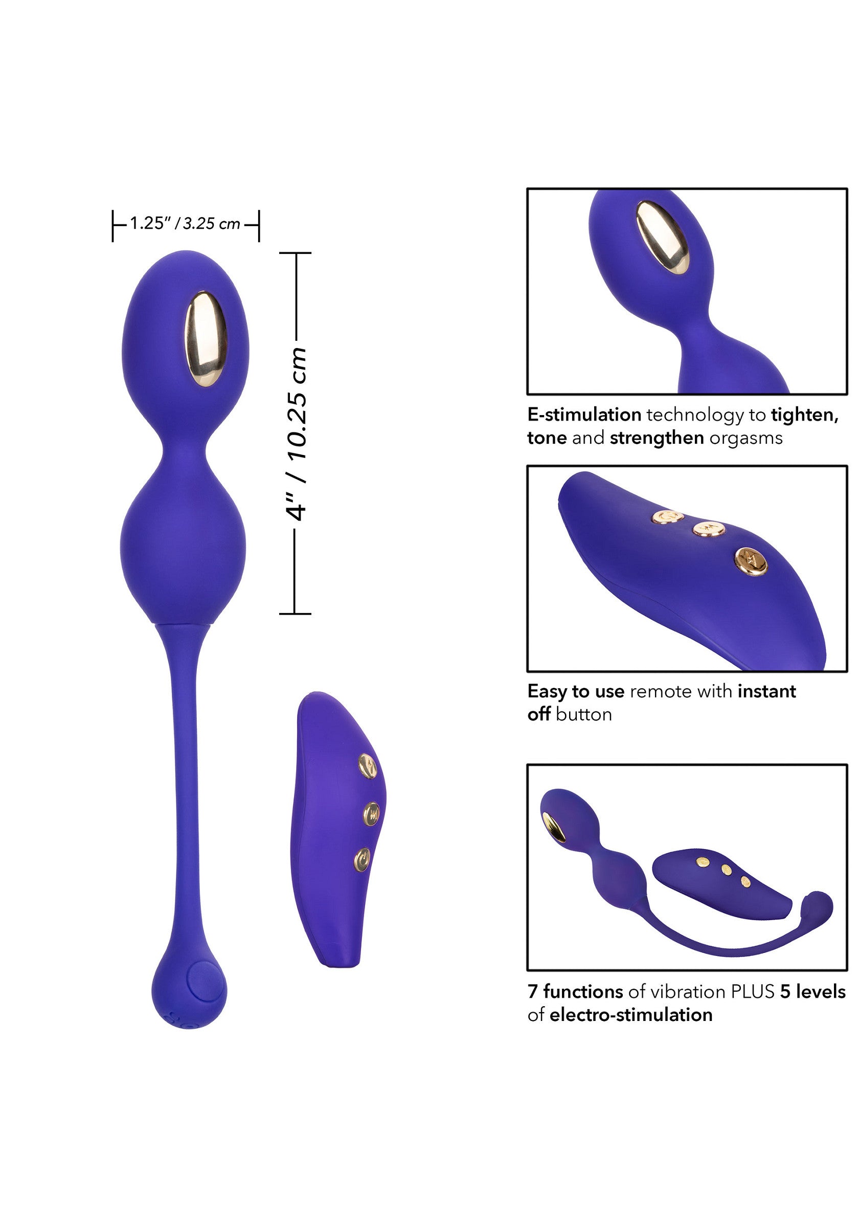 Boules de Geisha CalExotics eStim Dual Kegel Exerciser