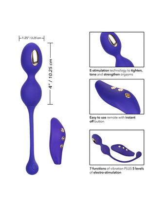 Boules de Geisha CalExotics eStim Dual Kegel Exerciser
