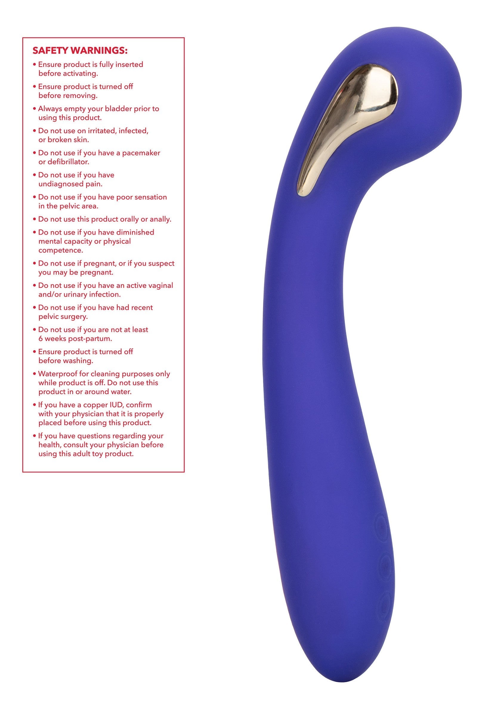 Vibromasseur CalExotics eStim Petite G Wand