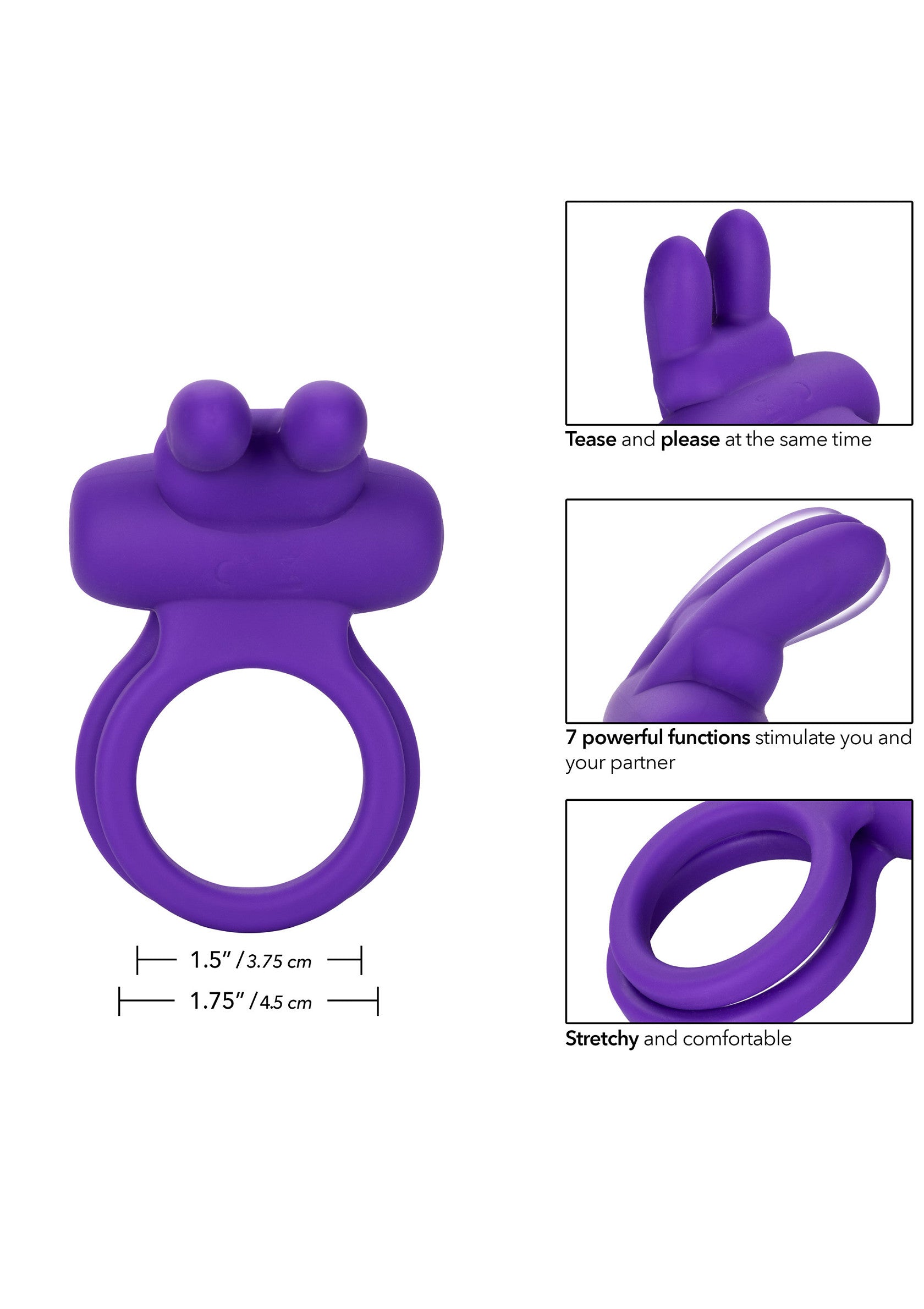 Performance masculine CalExotics Rockin' Rabbit Enhancer