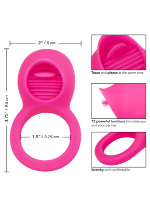 Performance masculine CalExotics Teasing Tongue Enhancer