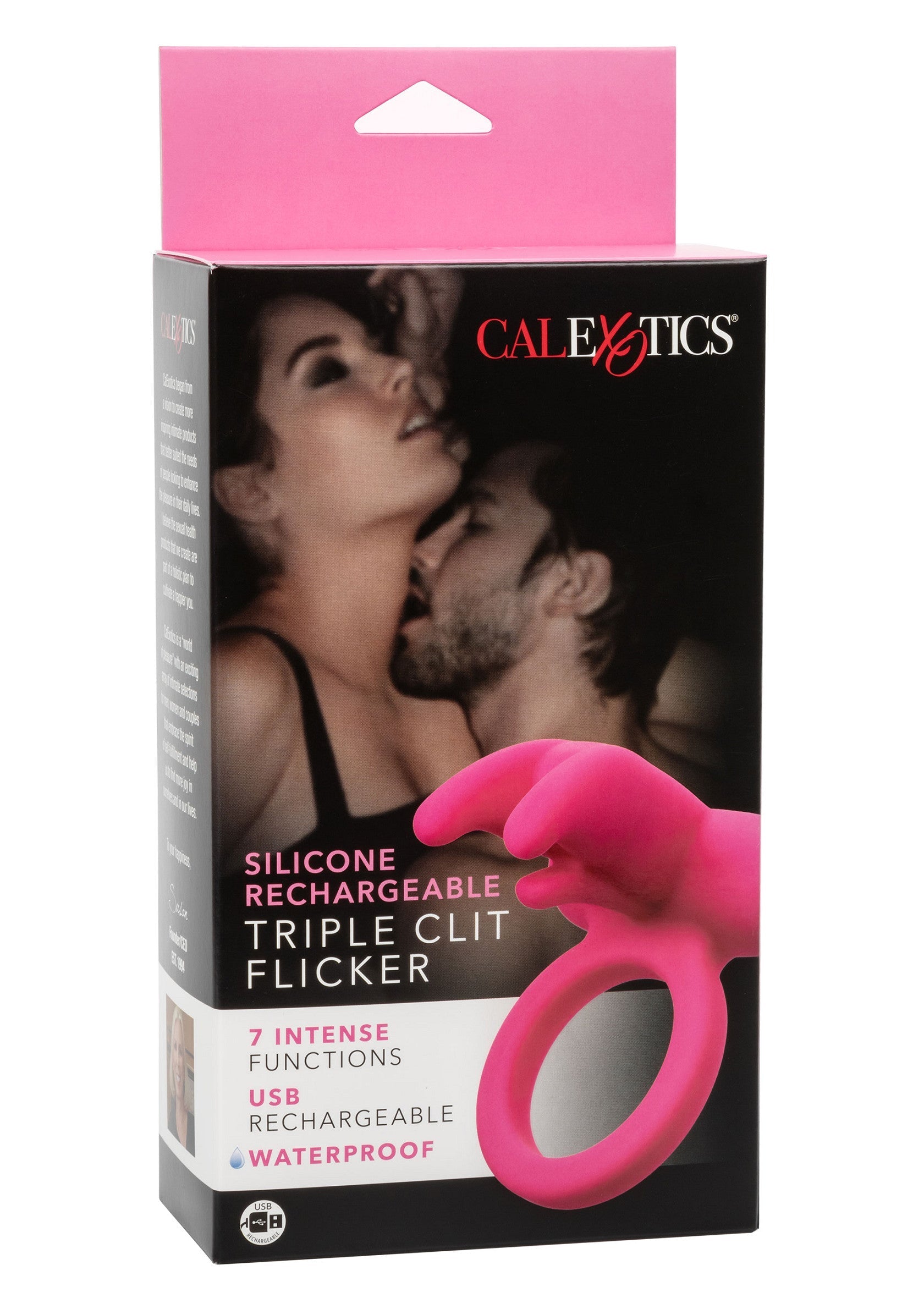 Performance masculine CalExotics Triple Clit Flicker Recharge