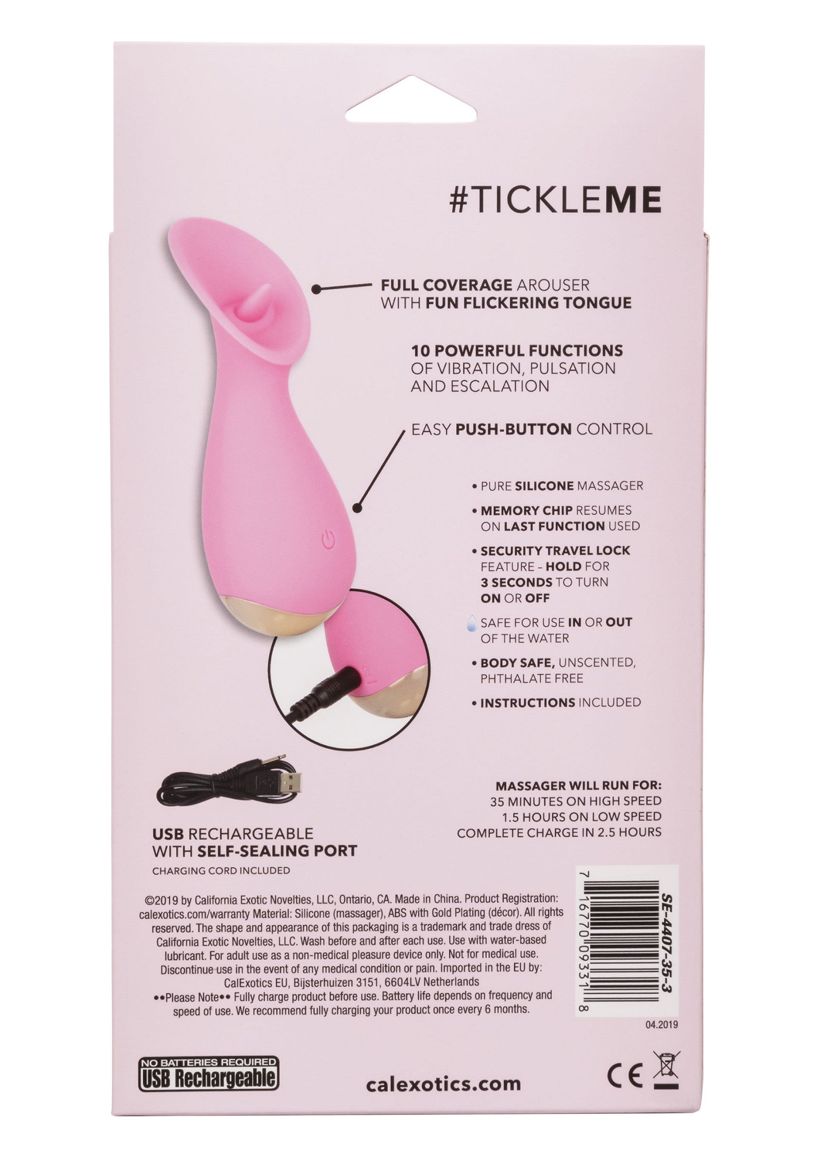 Stimulateur CalExotics Slay Tickle Me
