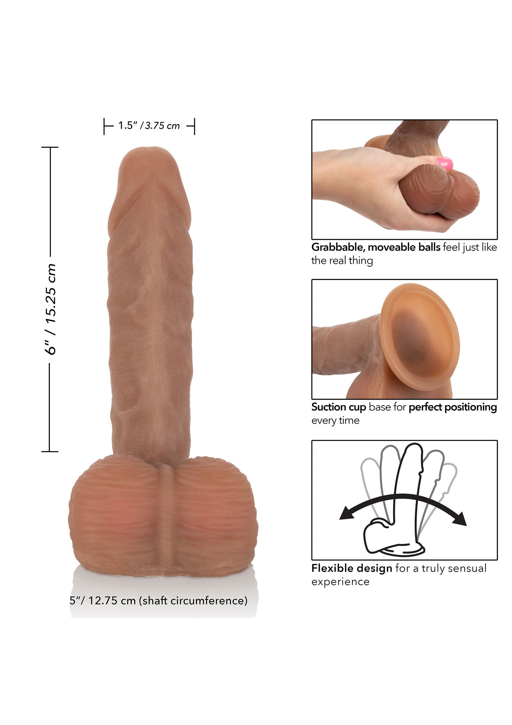 Dildo CalExotics Emperor Ballsy