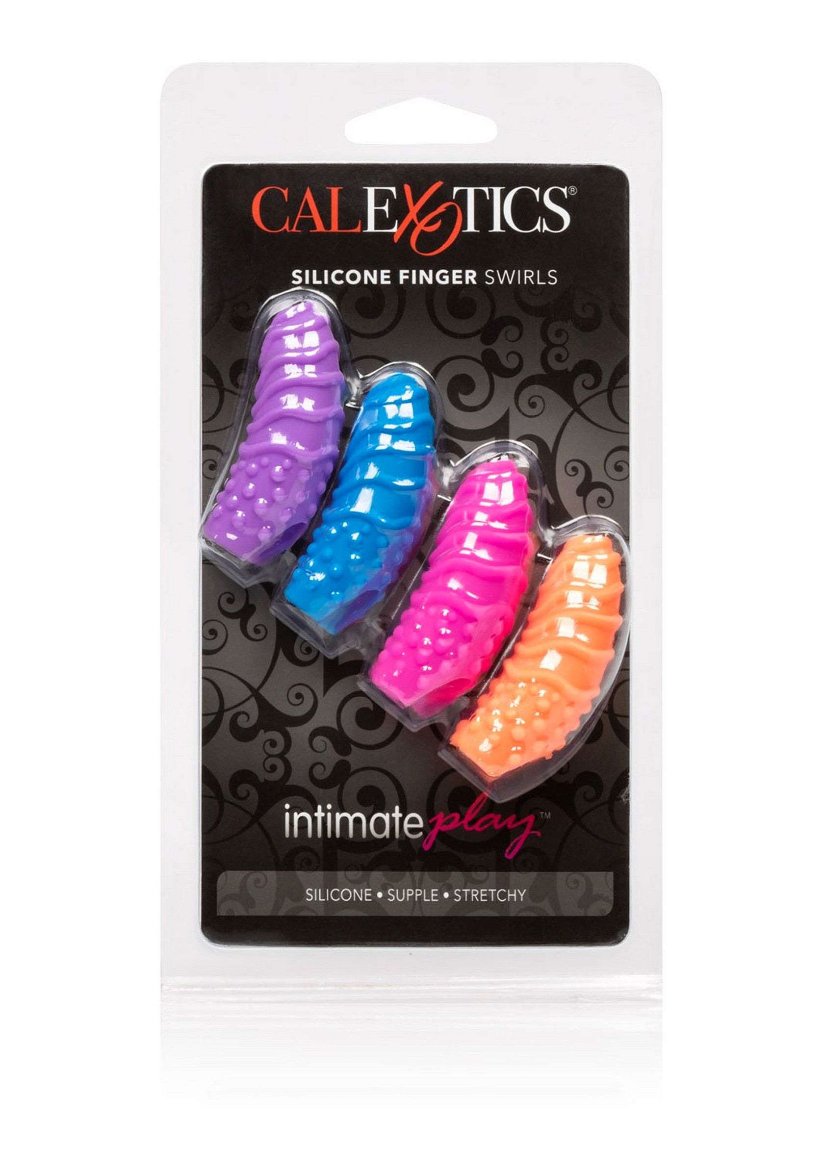 Stimulateur CalExotics Silicone Finger Swirls