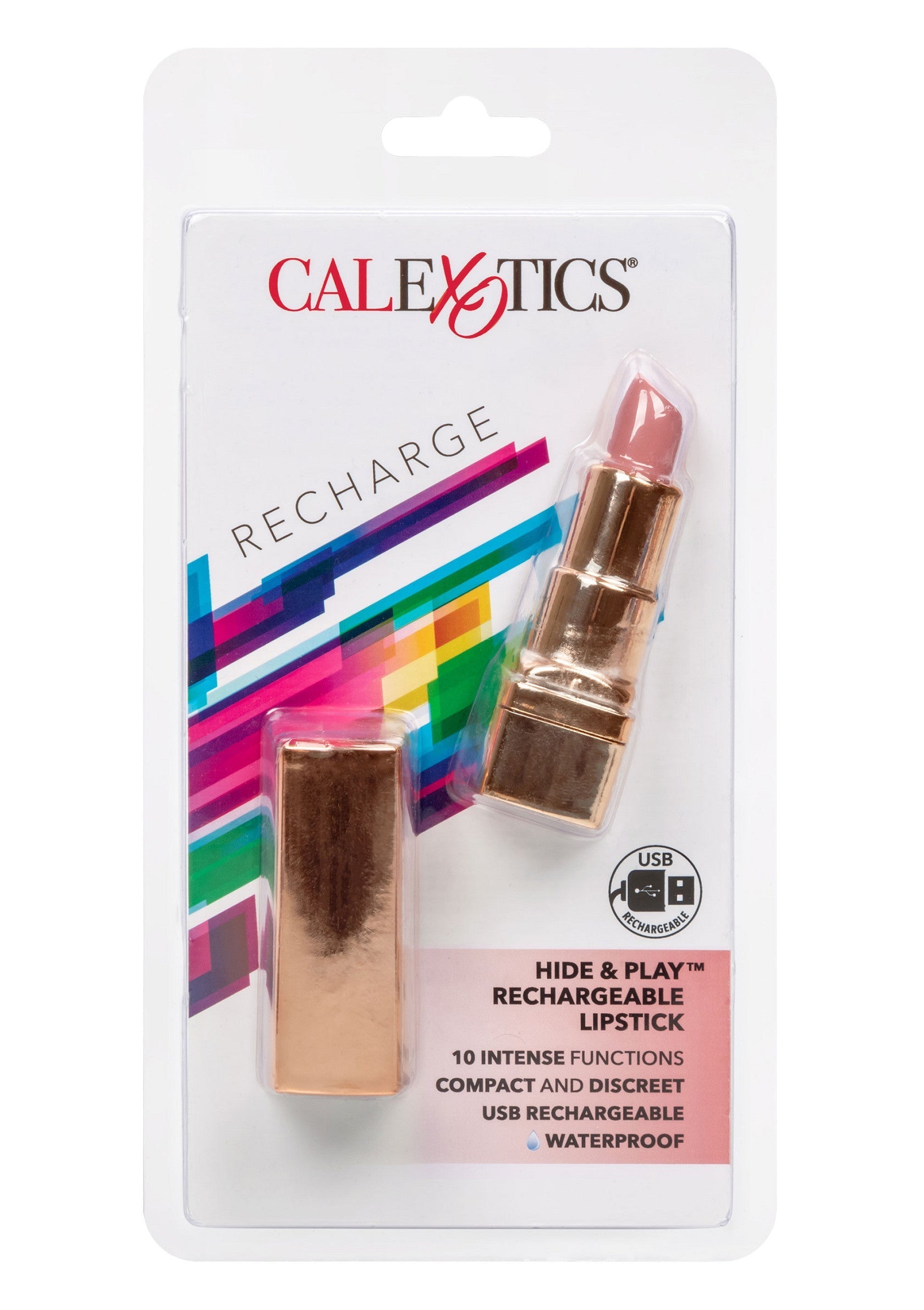 Stimulateur CalExotics Hide & Play Lipstick Rechargeable