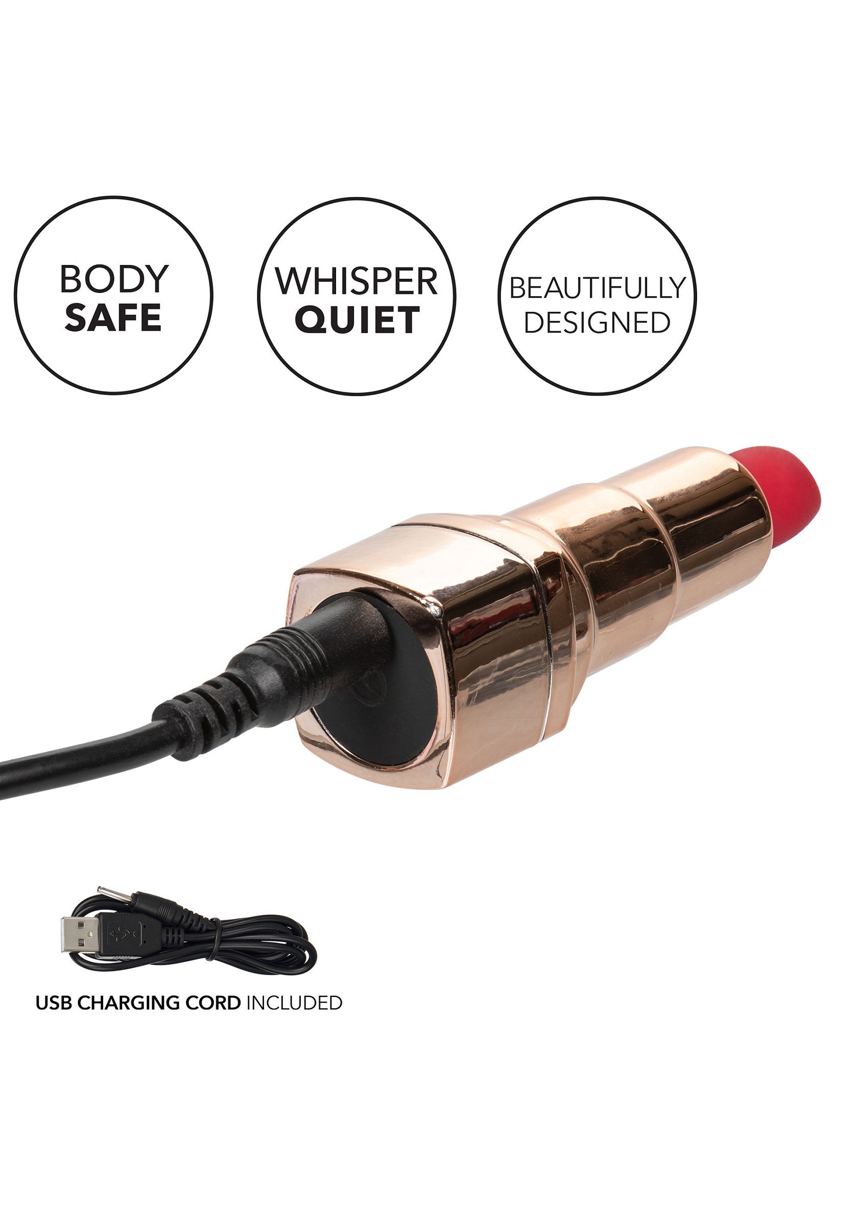 Stimulateur CalExotics Hide & Play Lipstick Rechargeable