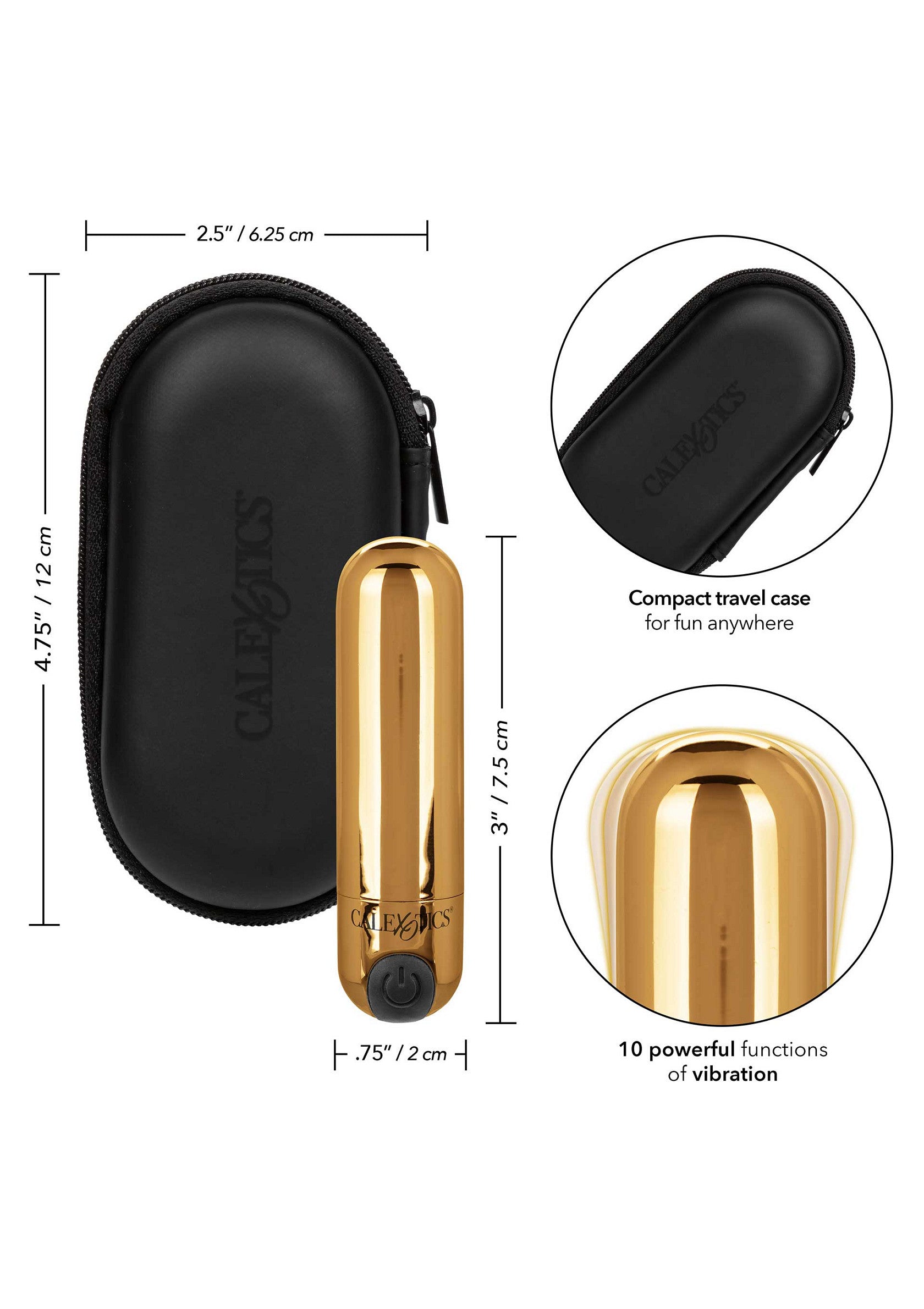 Stimulateur CalExotics Rechargeable Hideaway Bullet