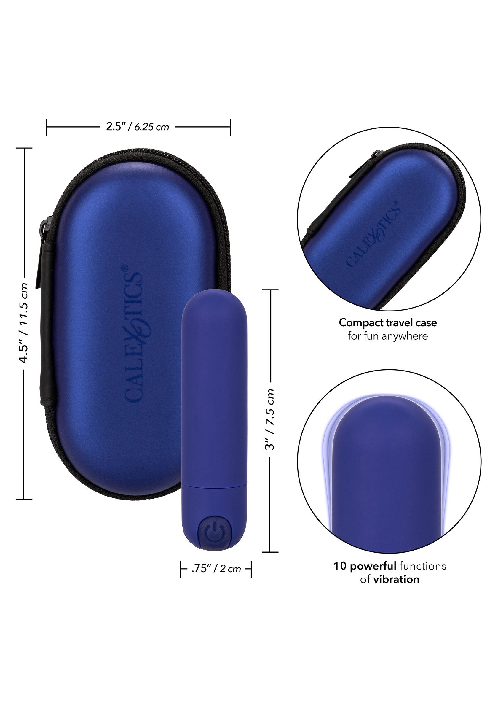 Stimulateur CalExotics Rechargeable Hideaway Bullet