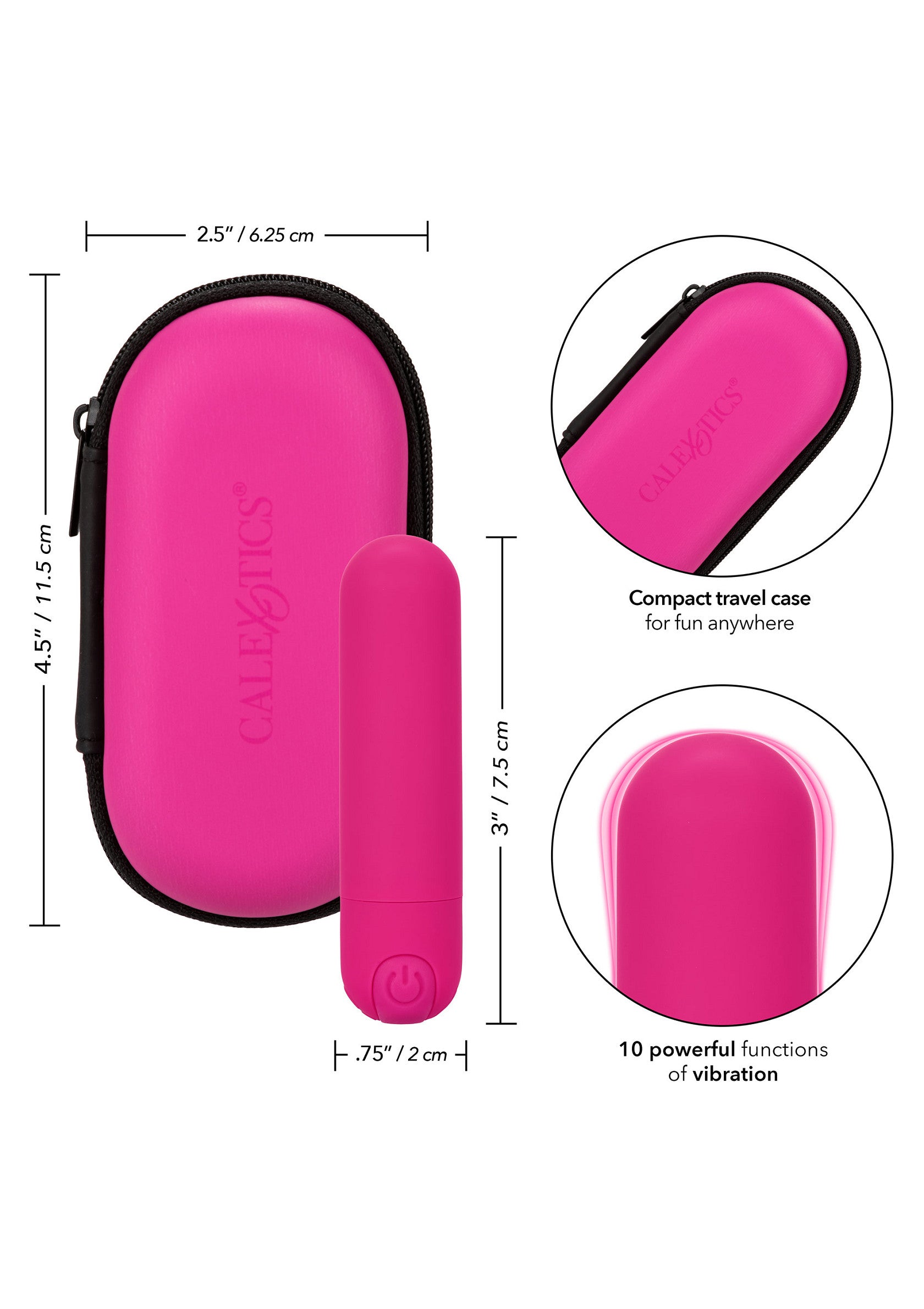 Stimulateur CalExotics Rechargeable Hideaway Bullet