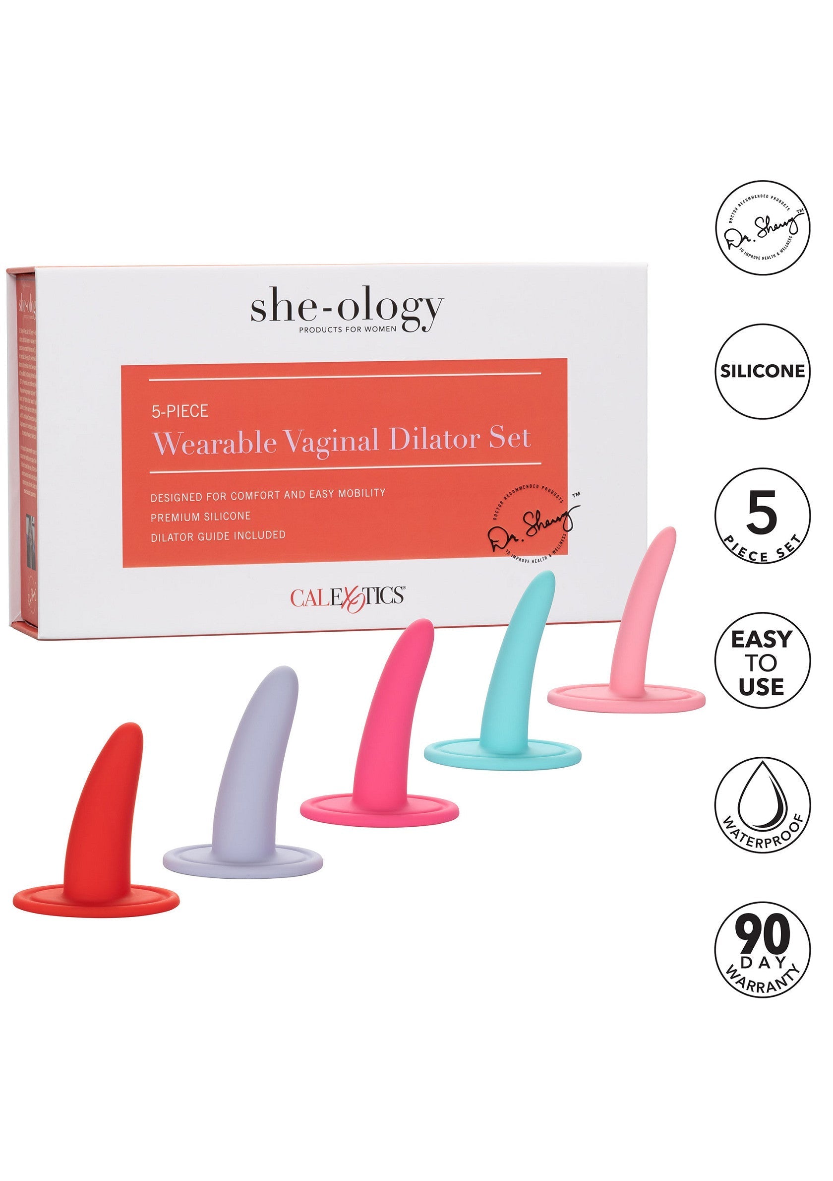 Boules de Geisha CalExotics 5pc Wearable Dilator Set