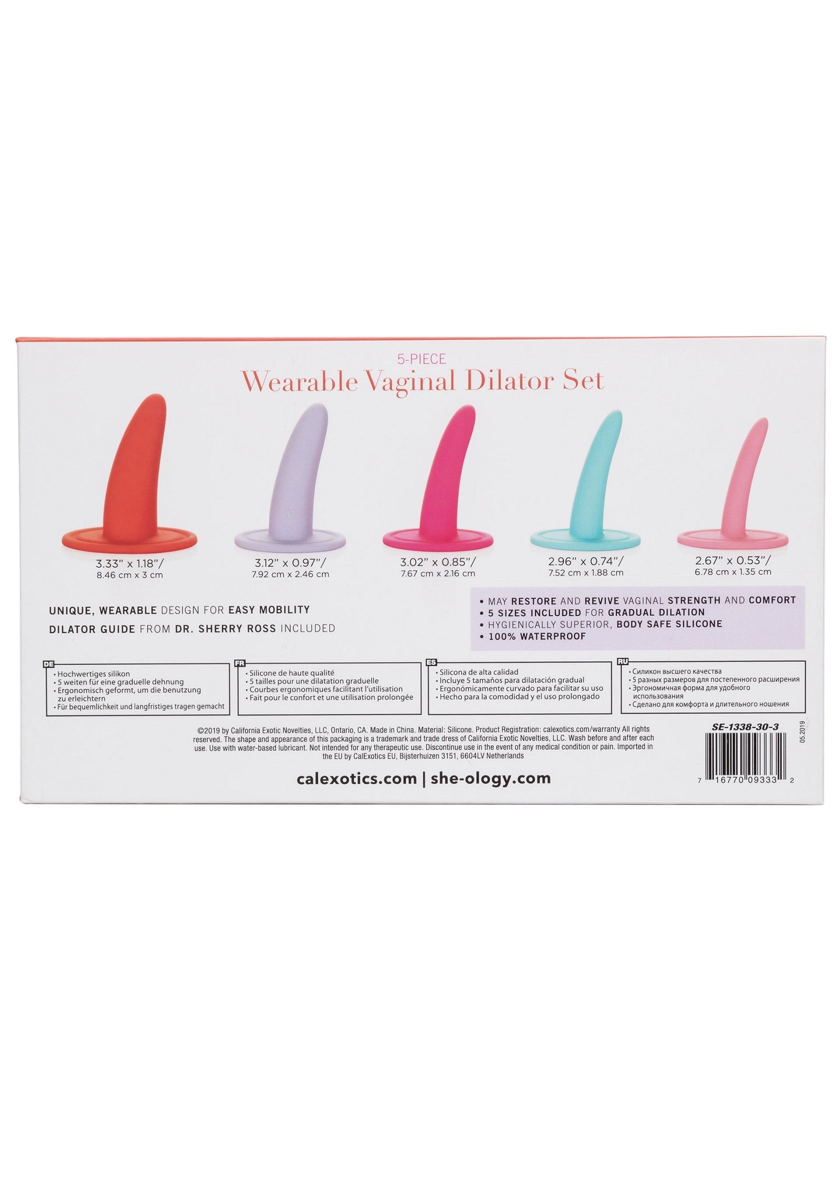 Boules de Geisha CalExotics 5pc Wearable Dilator Set