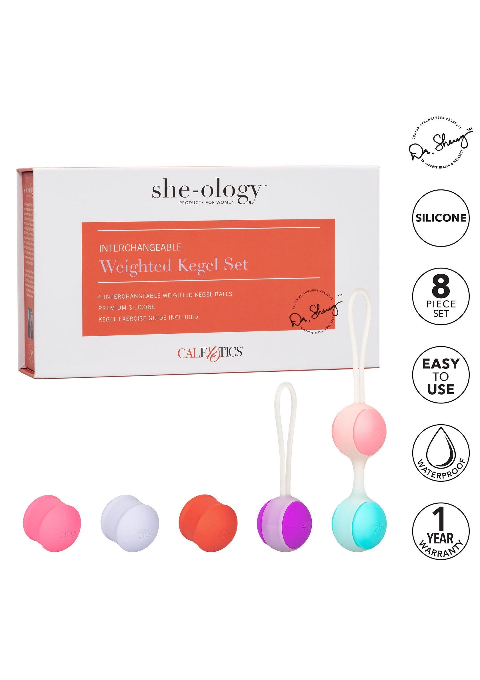 Boules de Geisha CalExotics Interchangeable Kegel Set