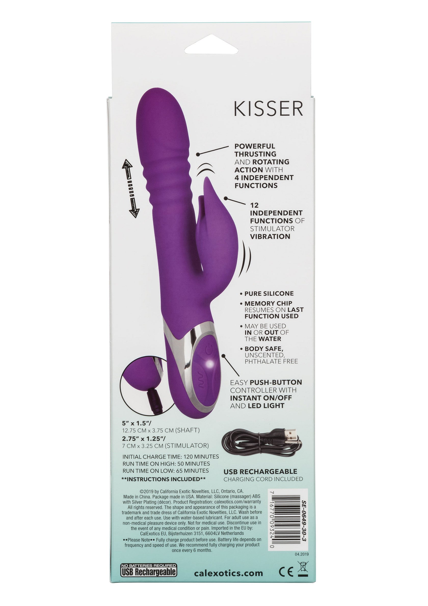 Vibromasseur CalExotics Enchanted Kisser
