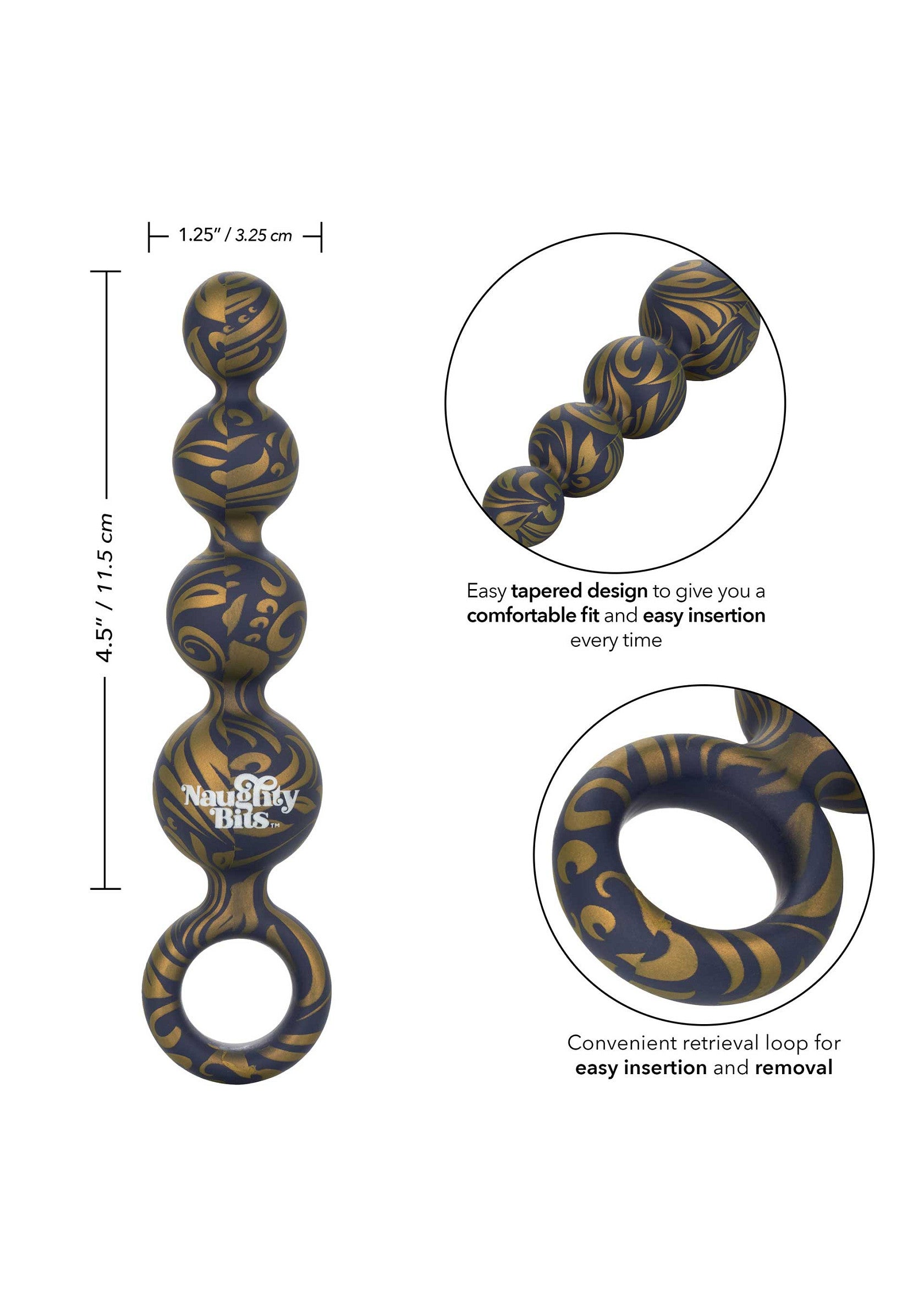 Jouet anal CalExotics Butt Balls Booty Beads