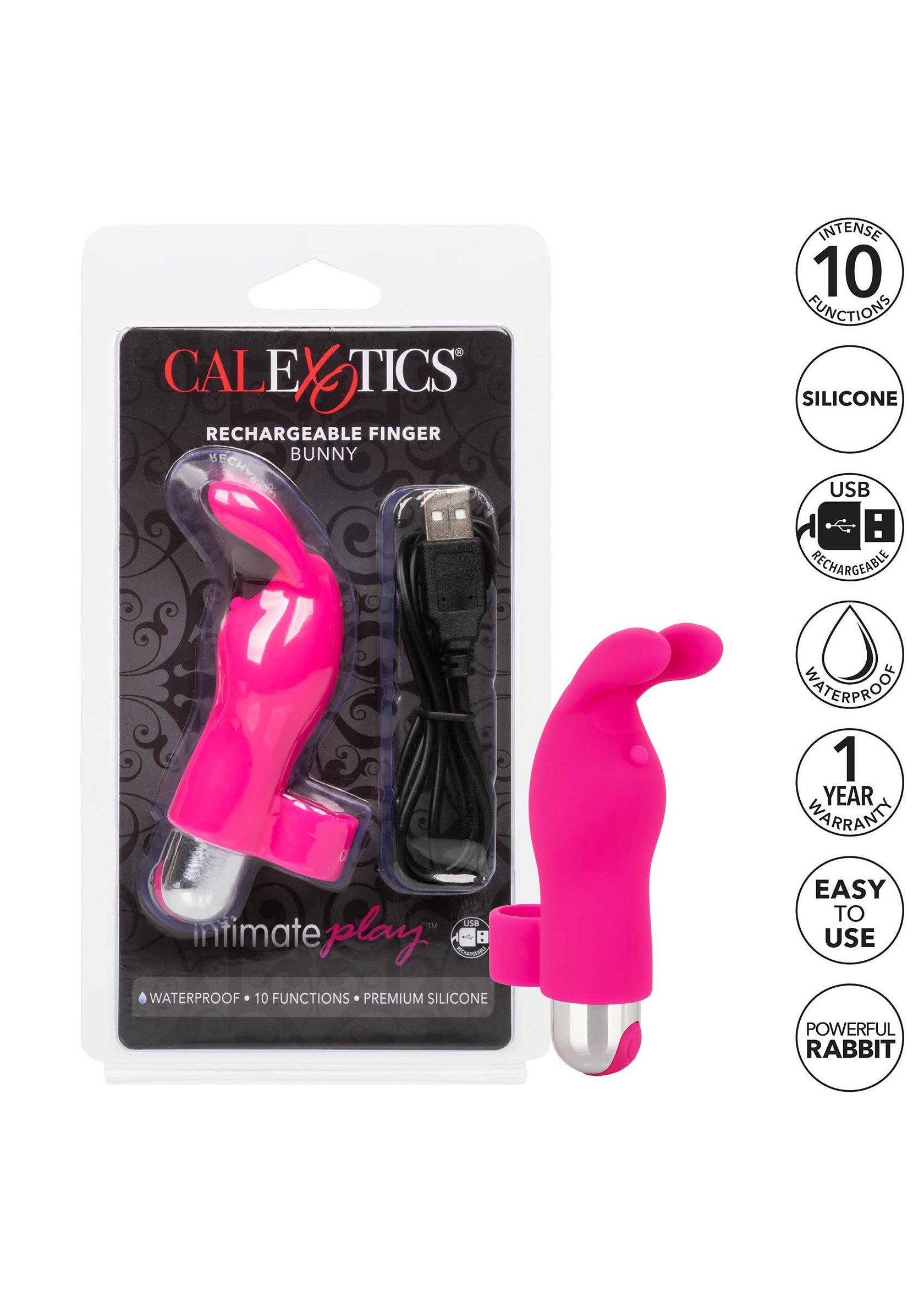 Stimulateur CalExotics Rechargeable Finger Bunny