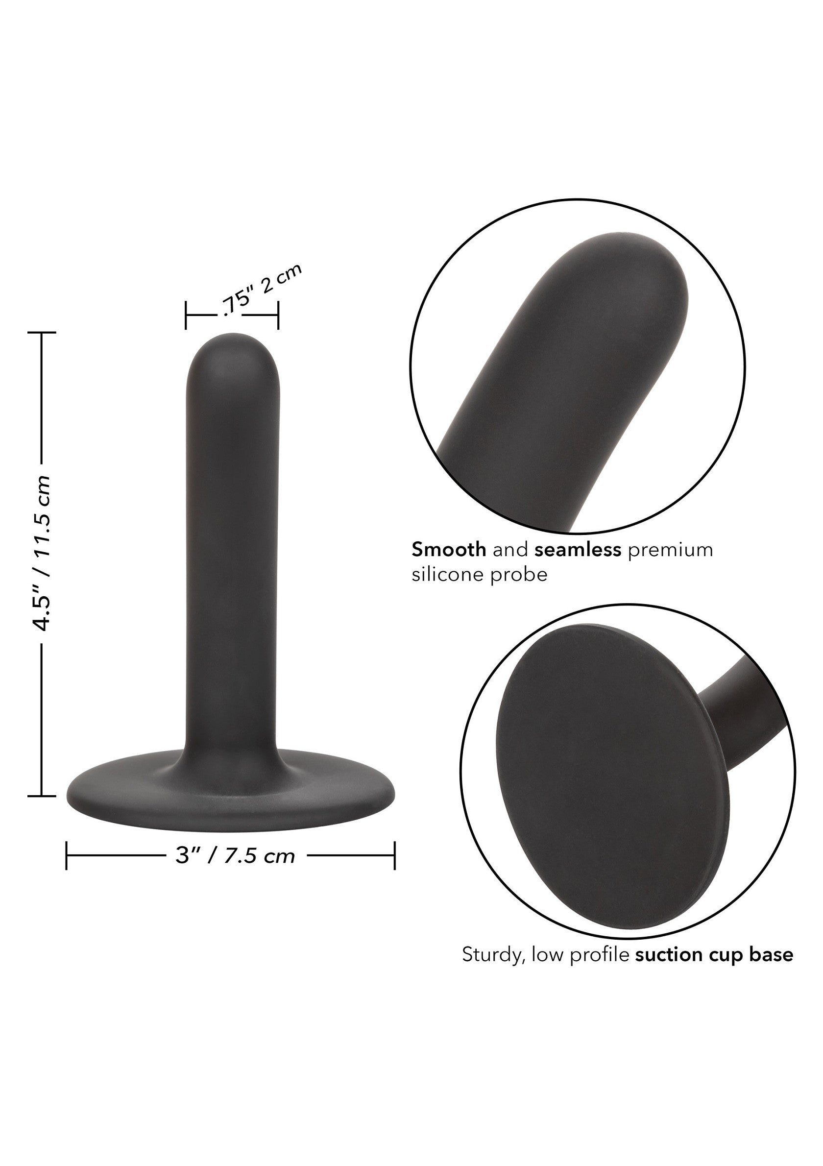Gode-ceinture CalExotics Boundless 4.5 inch / 11.5 cm Slim