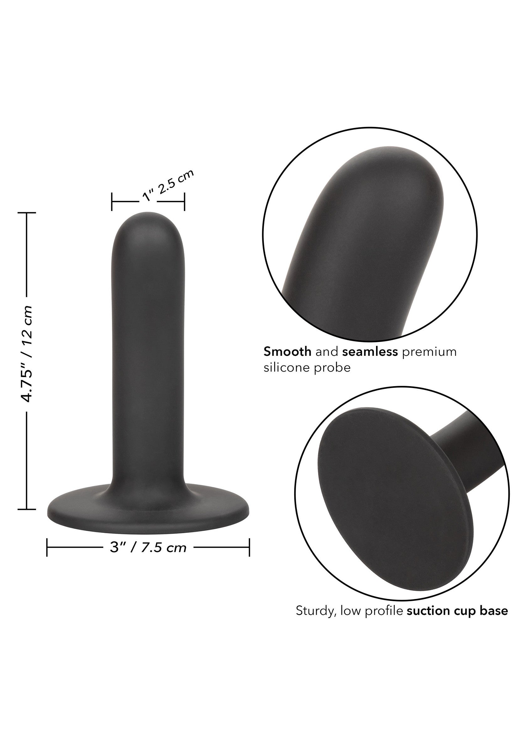 Gode-ceinture CalExotics Boundless 4.75 inch / 12 cm Smooth