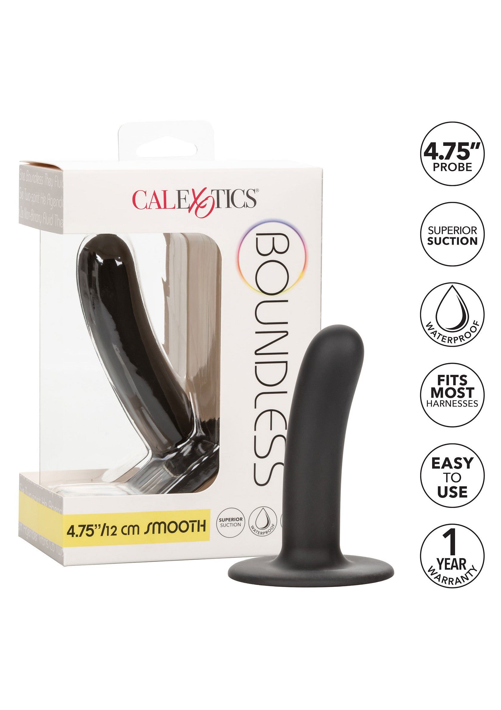Gode-ceinture CalExotics Boundless 4.75 inch / 12 cm Smooth