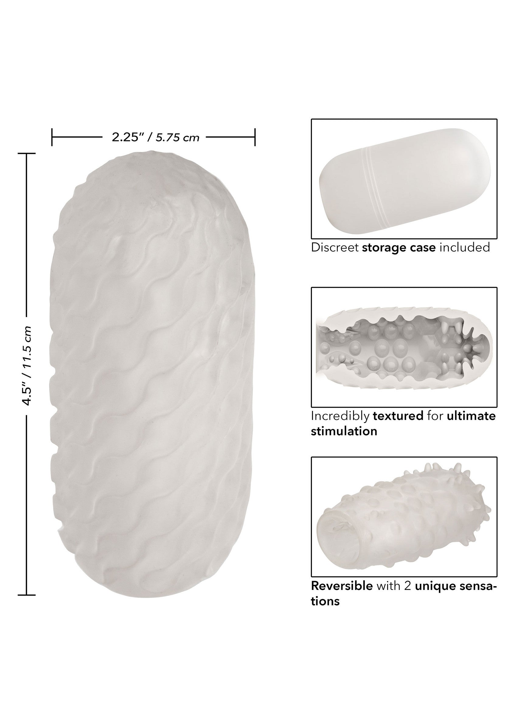 Masturbateur CalExotics Boundless Nubby Stroker