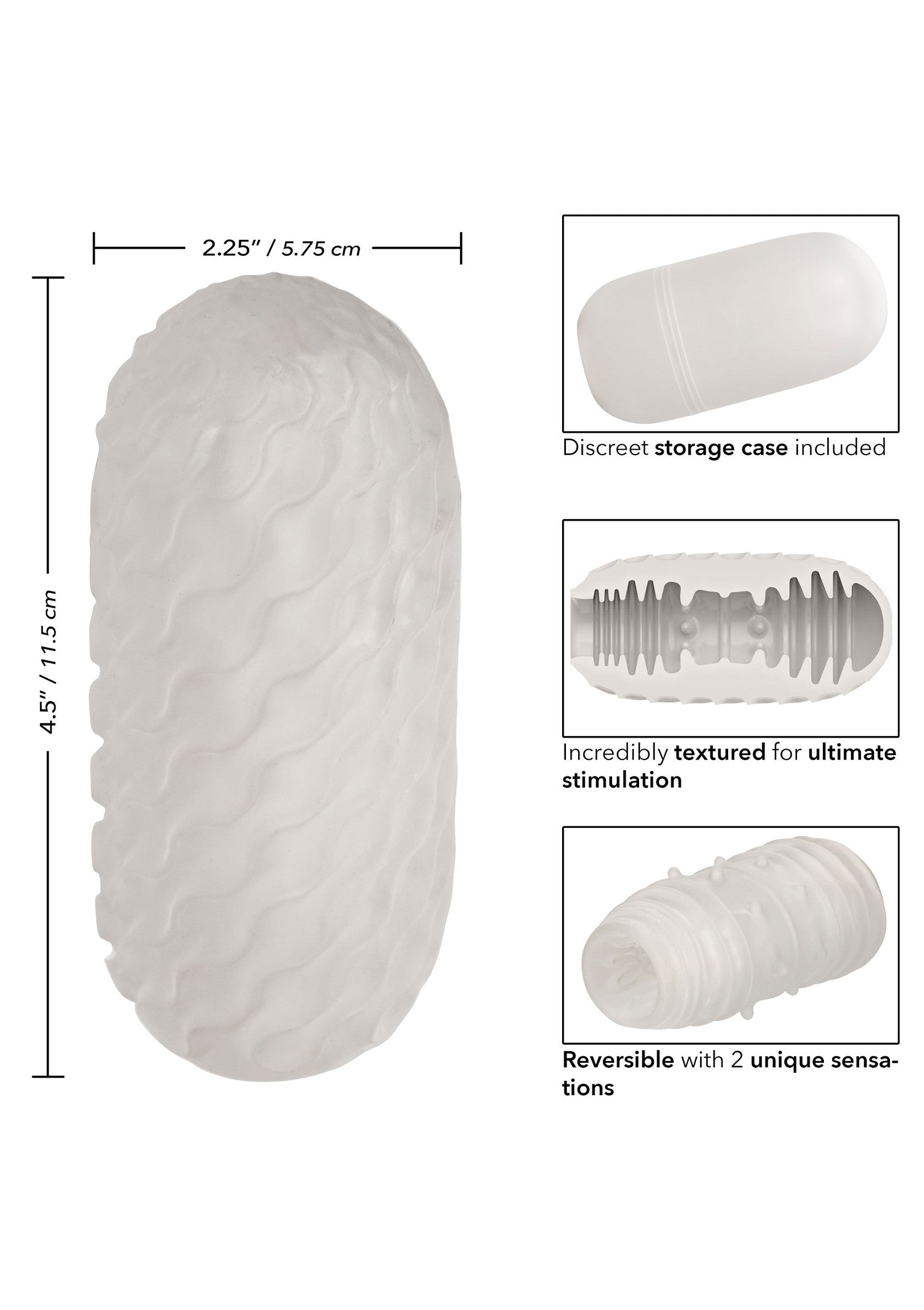 Masturbateur CalExotics Boundless Ribbed Stroker