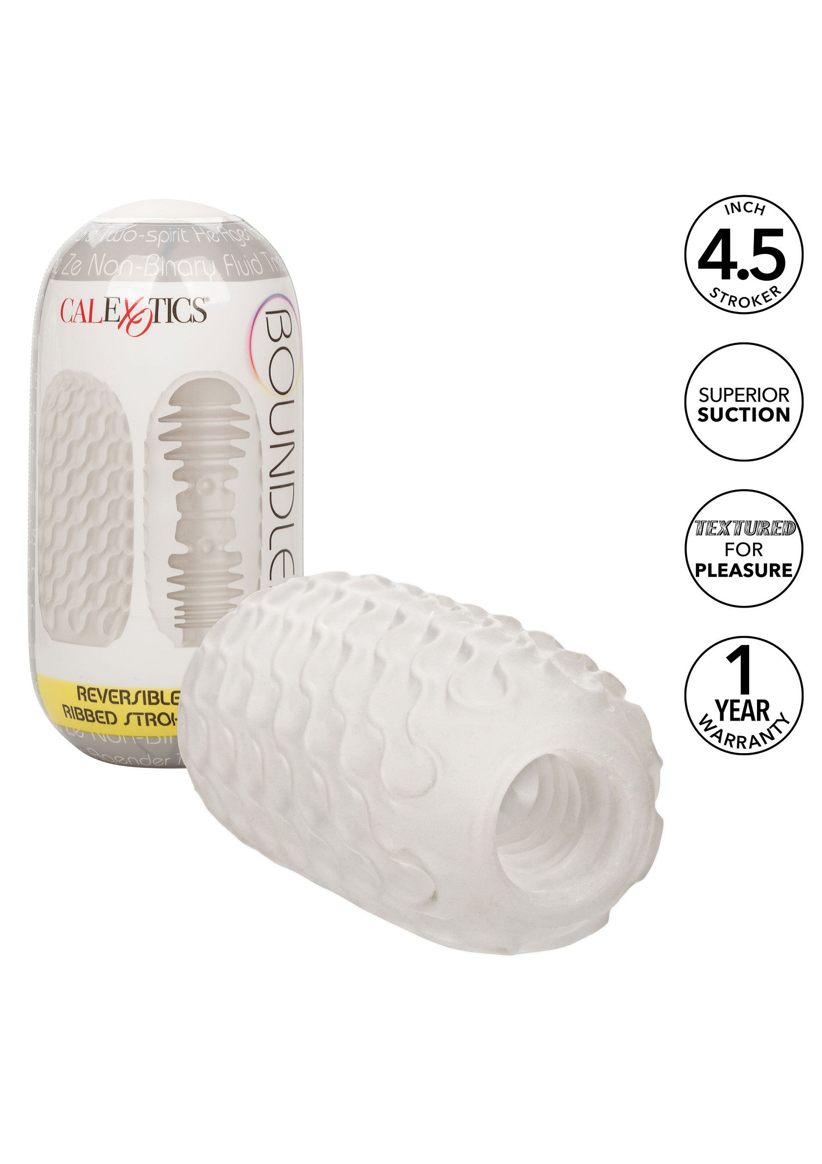 Masturbateur CalExotics Boundless Ribbed Stroker