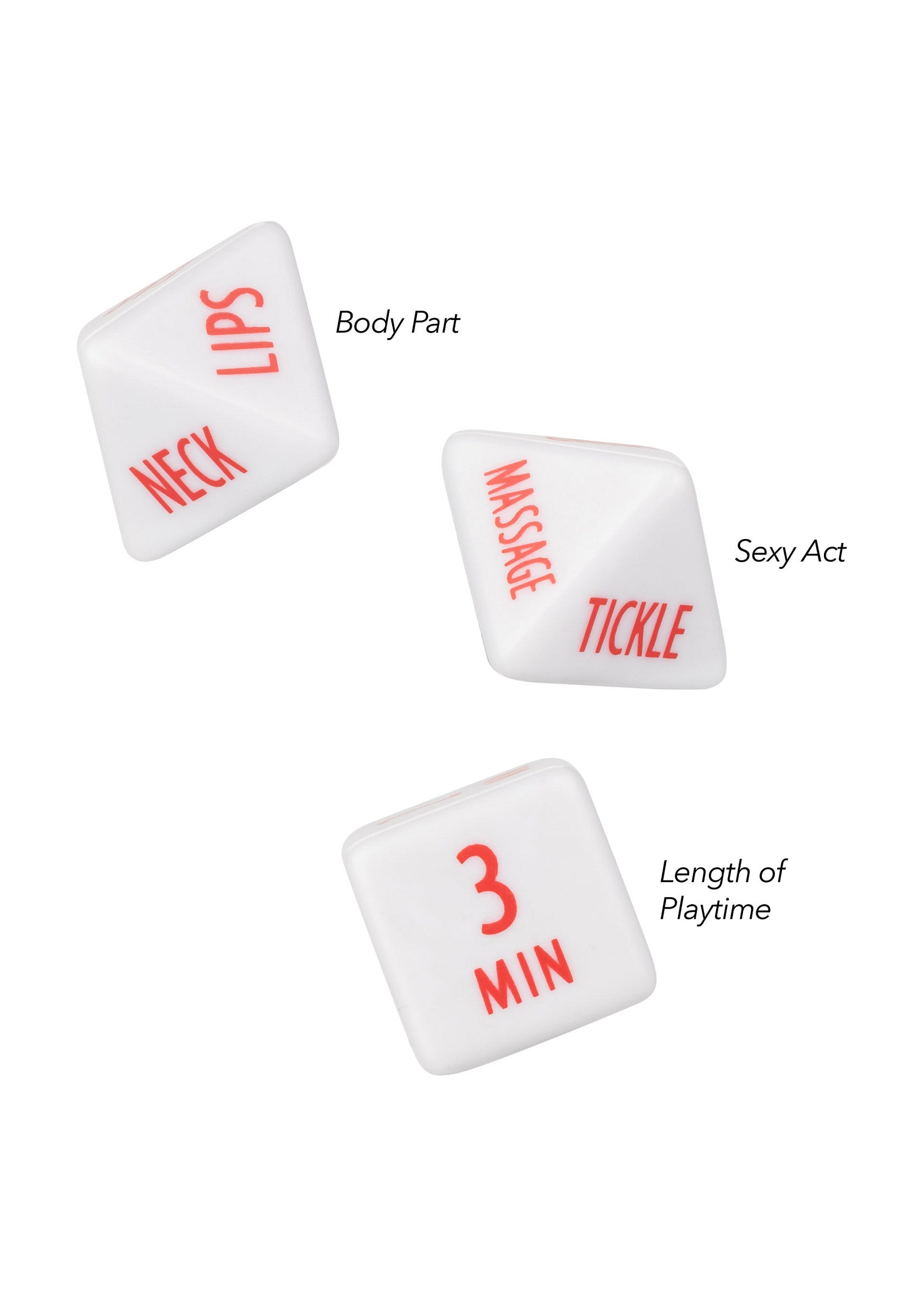Jeu coquin CalExotics Tempt & Tease Dice