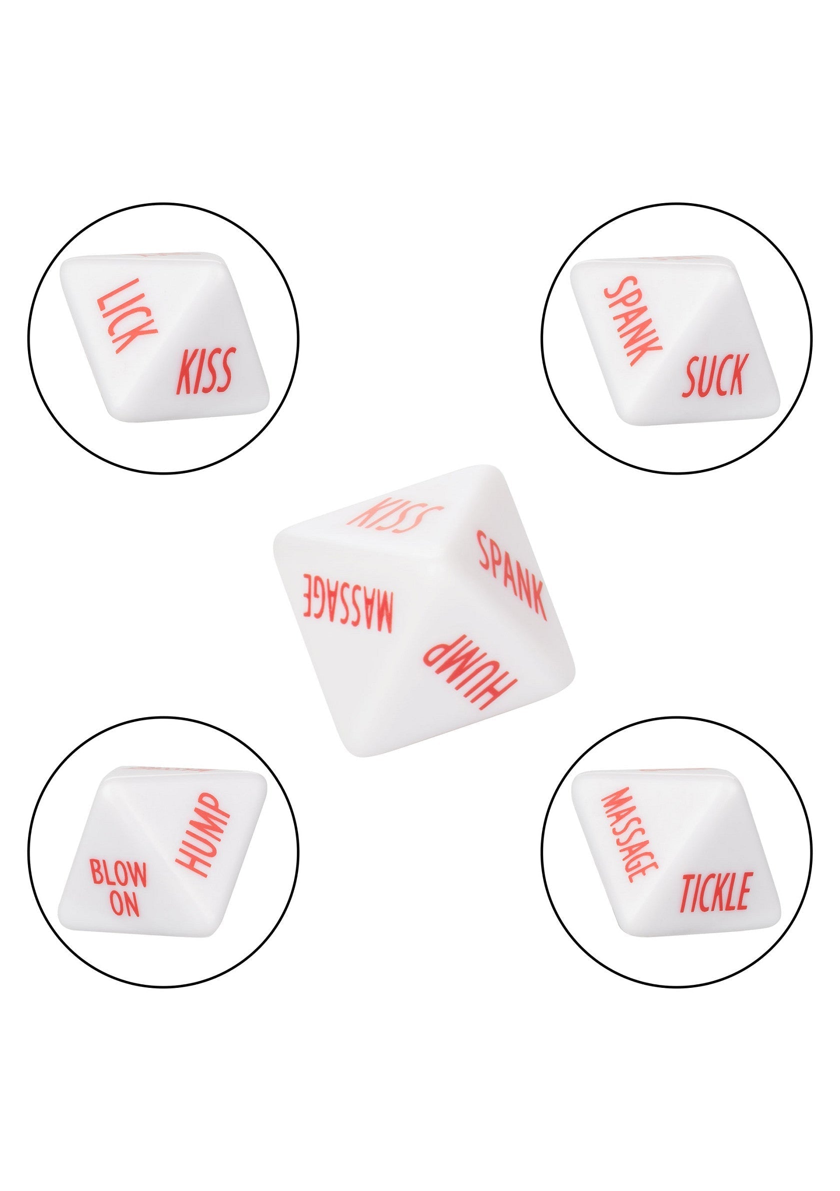 Jeu coquin CalExotics Tempt & Tease Dice