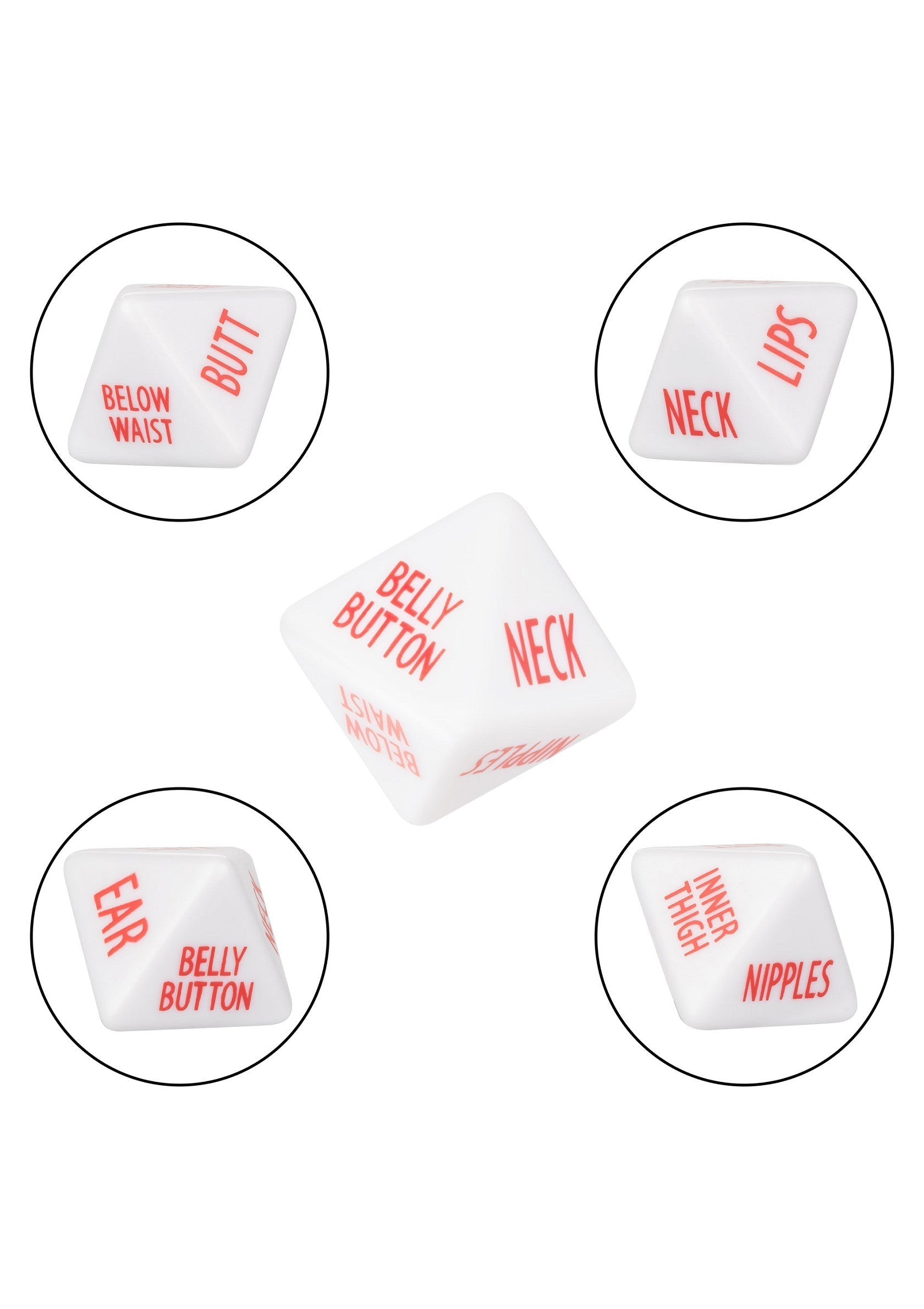 Jeu coquin CalExotics Tempt & Tease Dice
