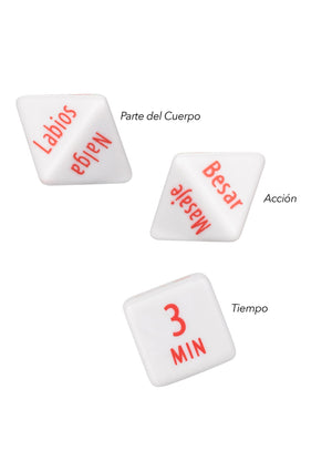 Jeu coquin CalExotics Tempt & Tease Dados - Spanish