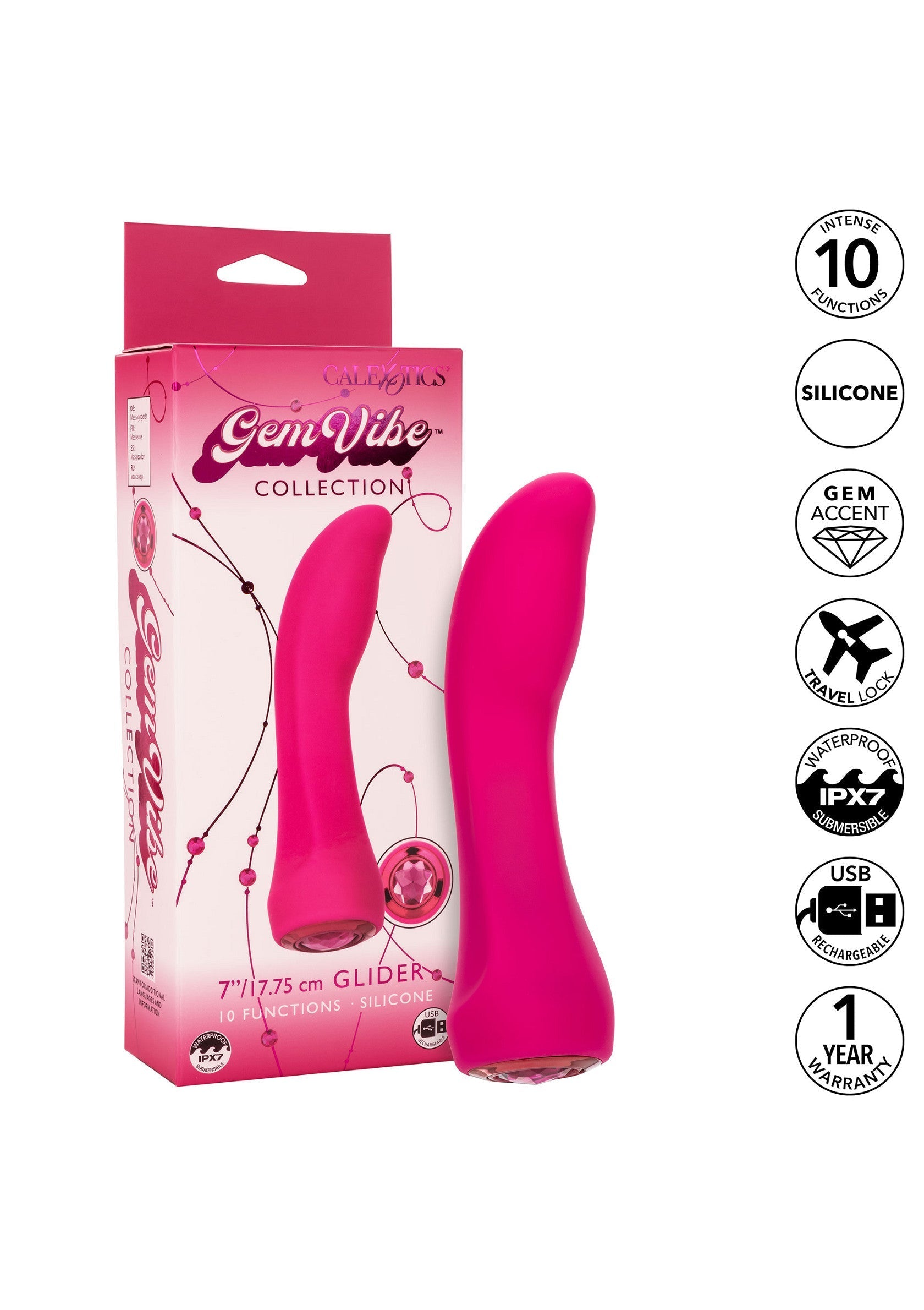 Vibromasseur CalExotics Gem Vibrator Glider
