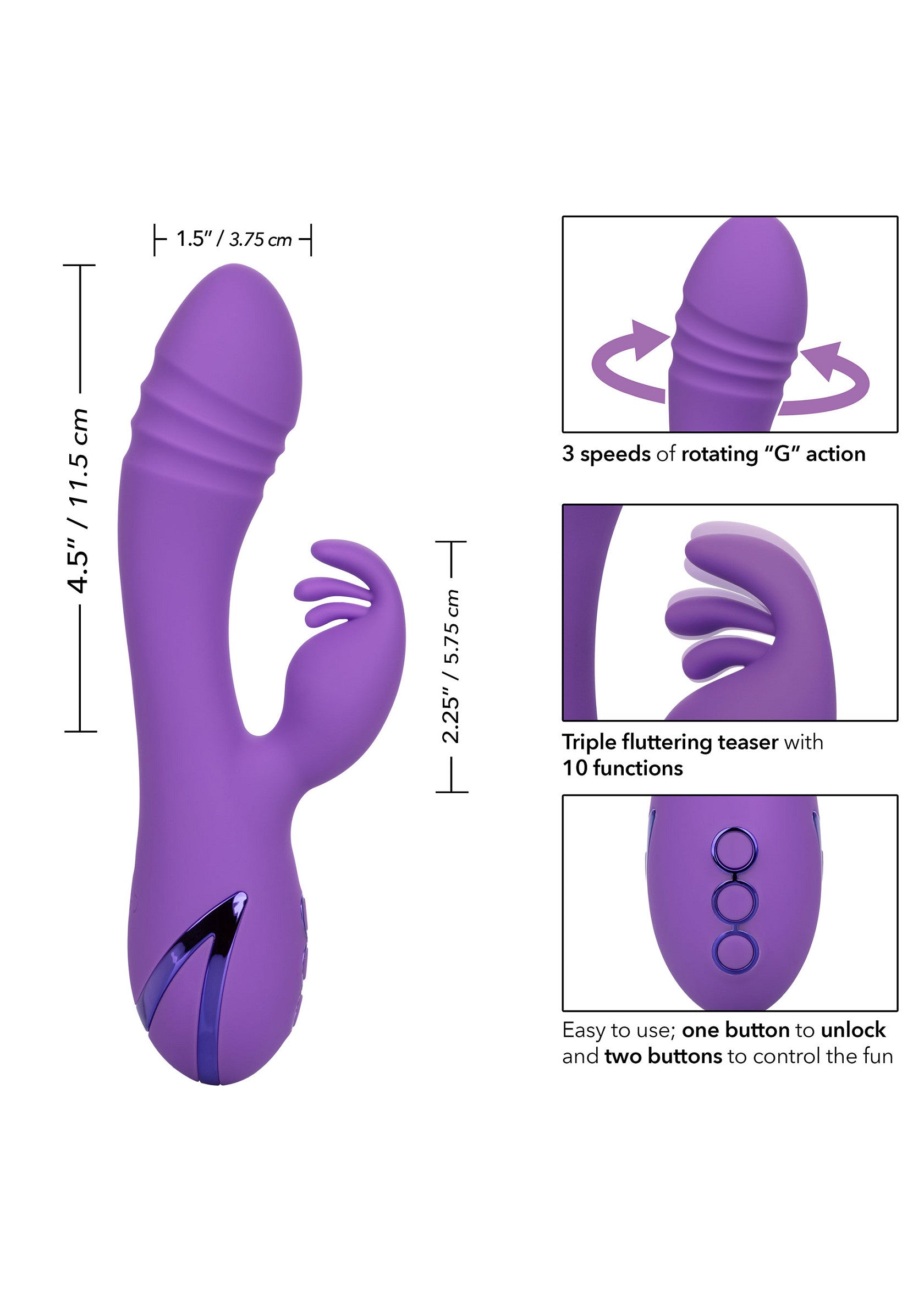Vibromasseur CalExotics West Coast Wave Rider