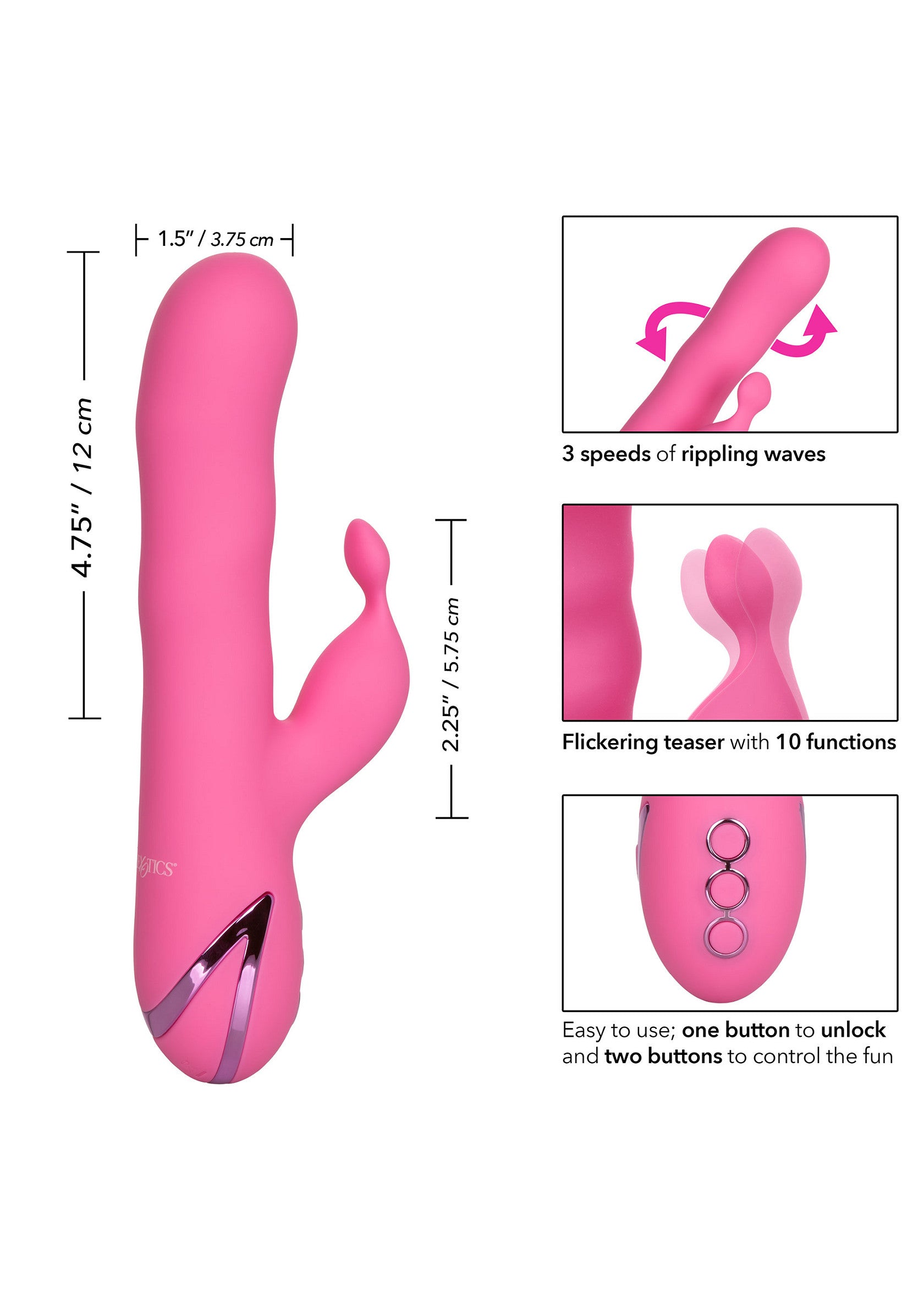 Vibromasseur CalExotics Santa Barbara Surfer