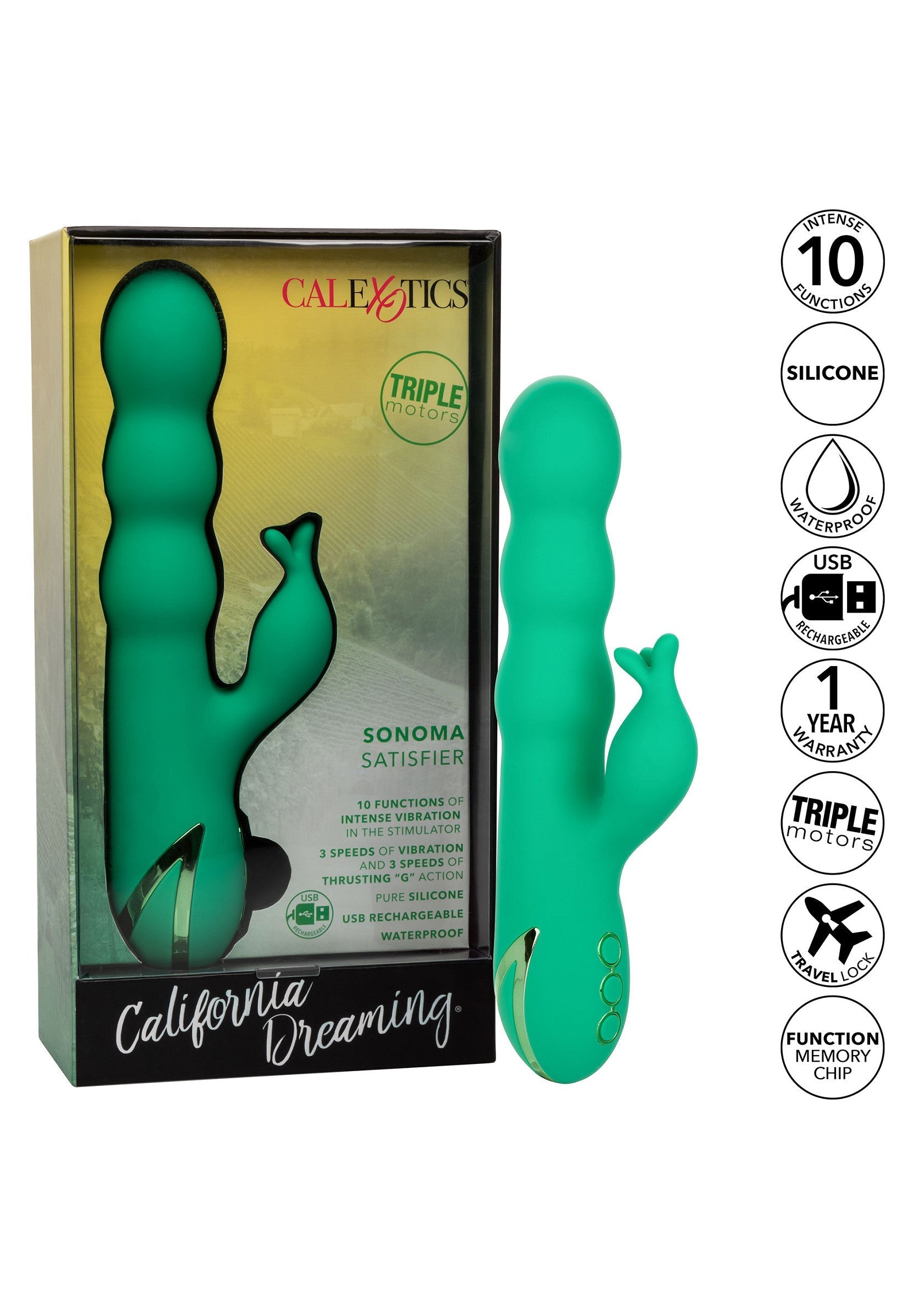 Vibromasseur CalExotics Sonoma Satisfier
