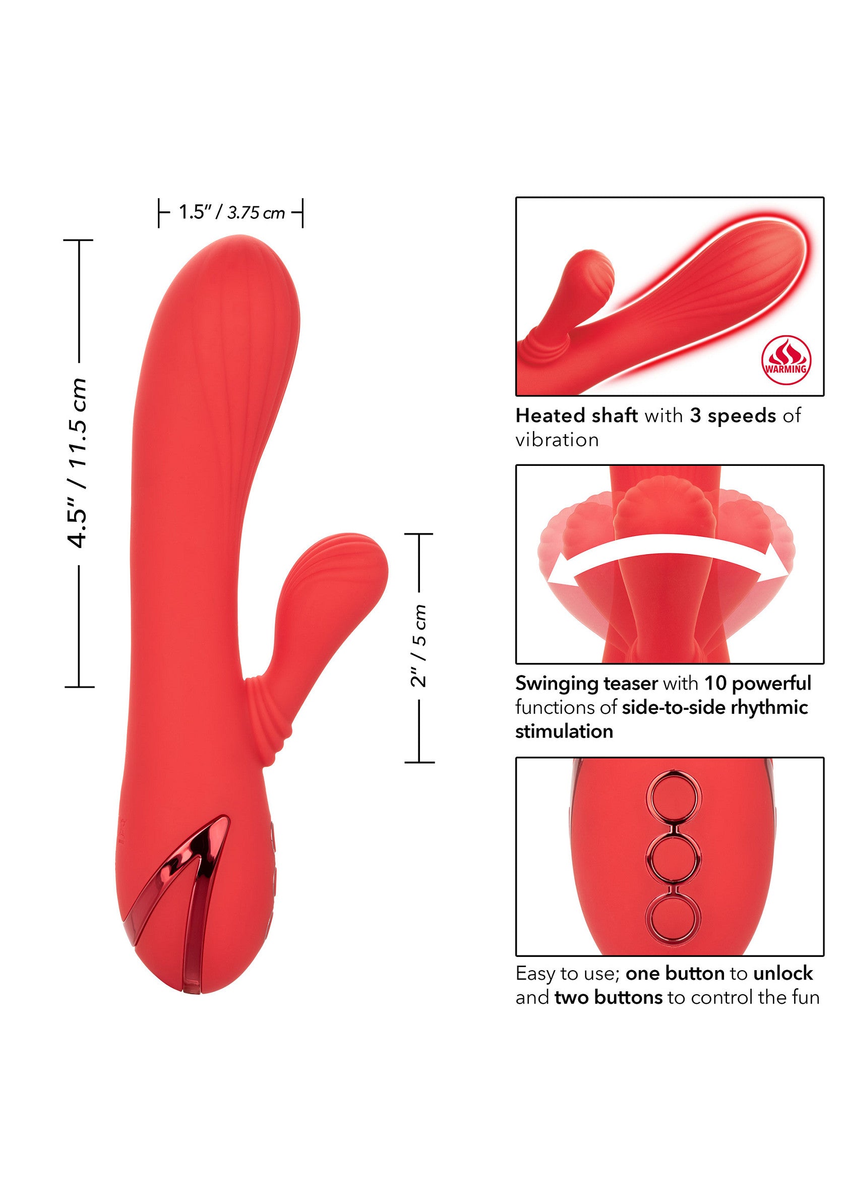 Vibromasseur CalExotics Palisades Passion