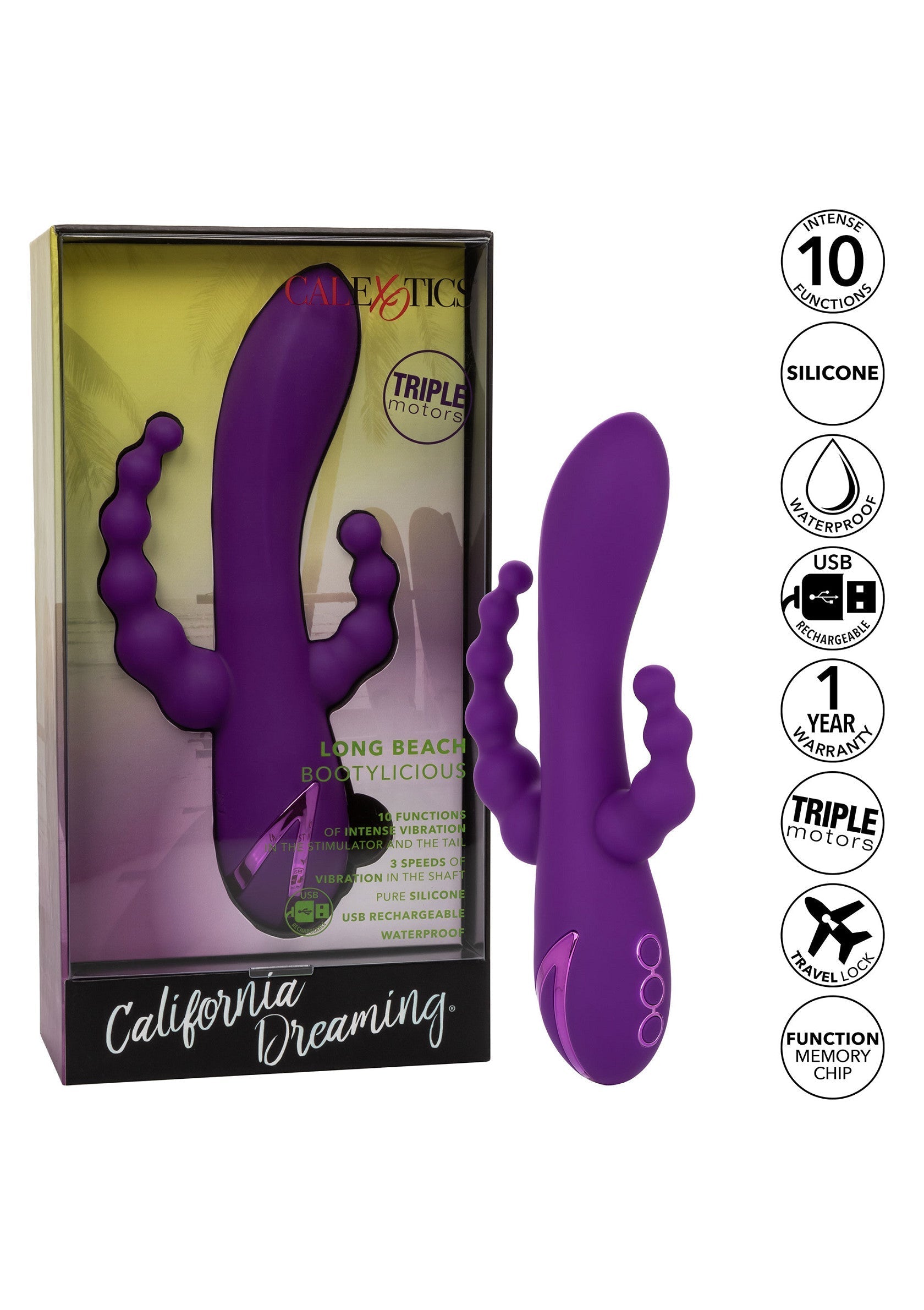 Vibromasseur CalExotics Long Beach Bootylicious