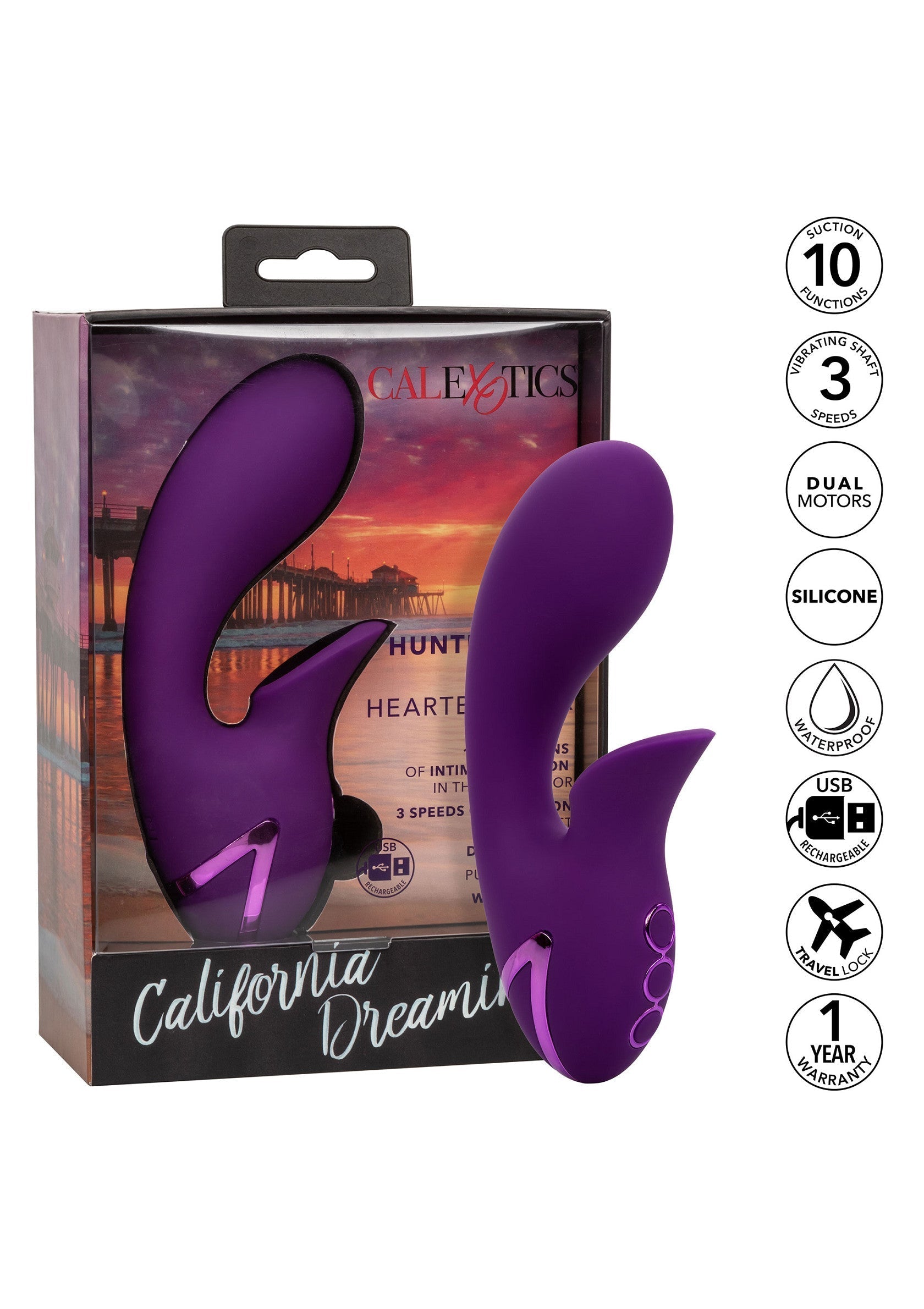 Vibromasseur CalExotics Huntington Beach Heartbreaker