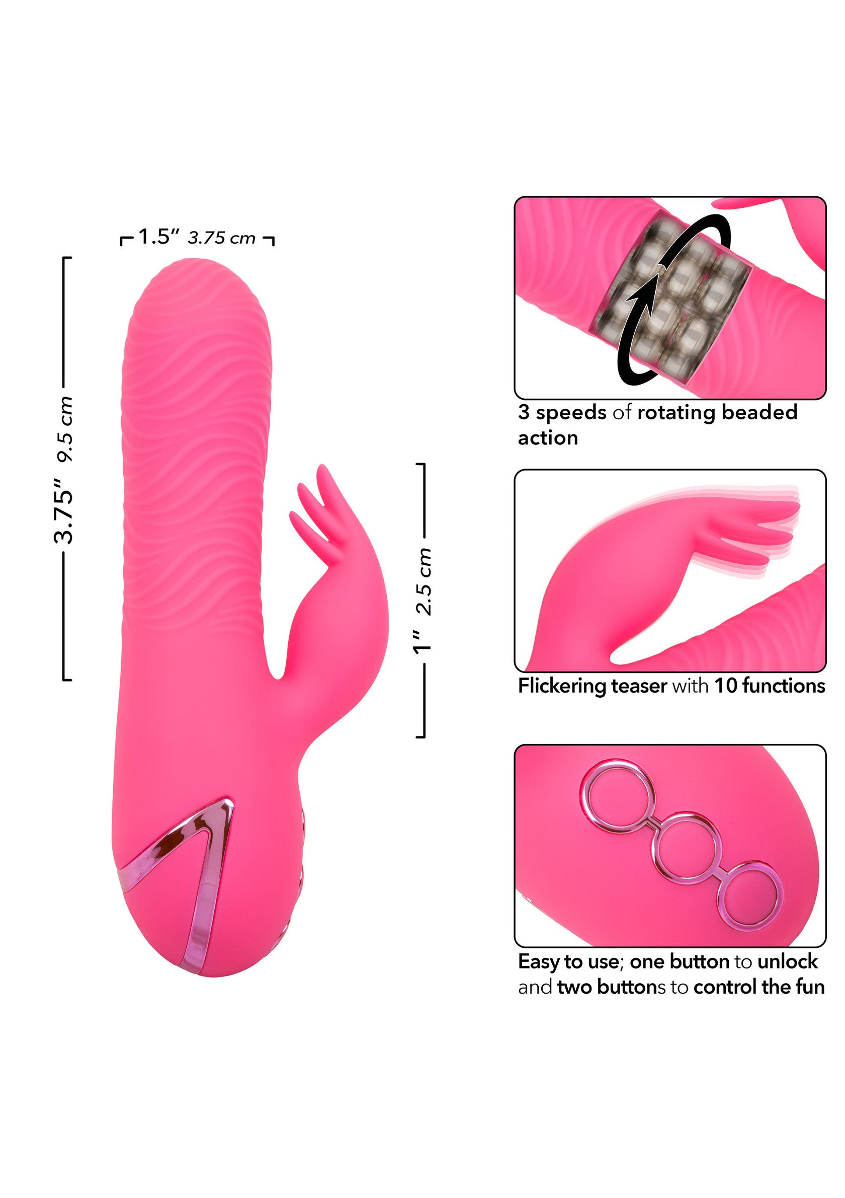 Vibromasseur CalExotics Sacramento Sweety