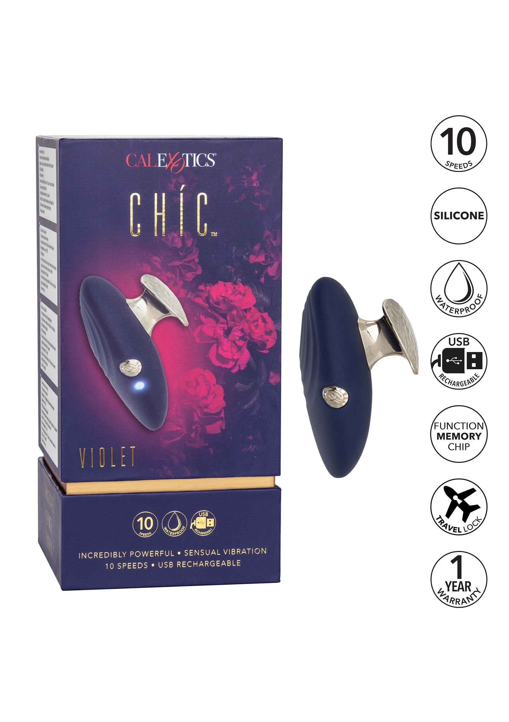 Stimulateur CalExotics Chic Violet