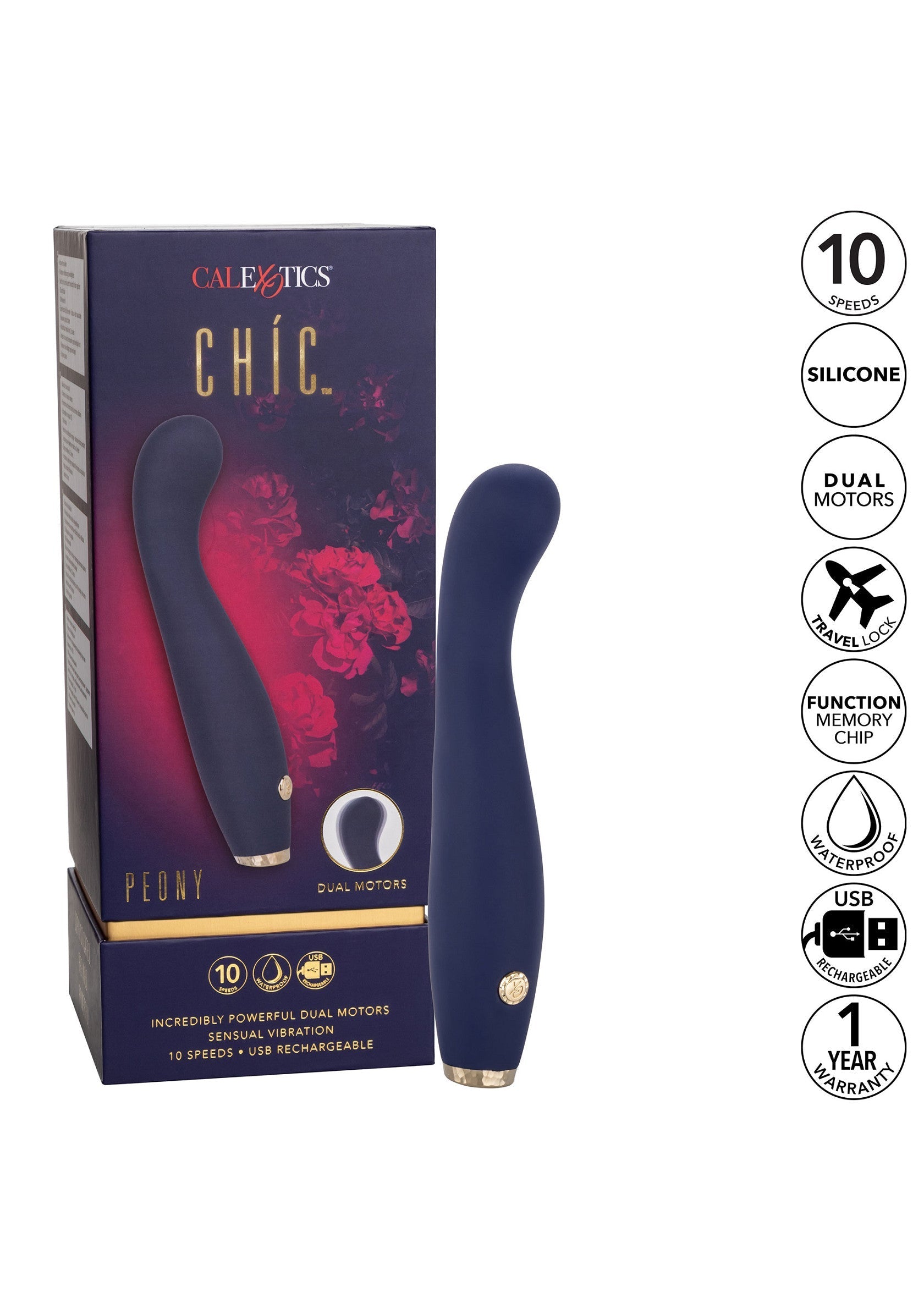 Vibromasseur CalExotics Chic Peony