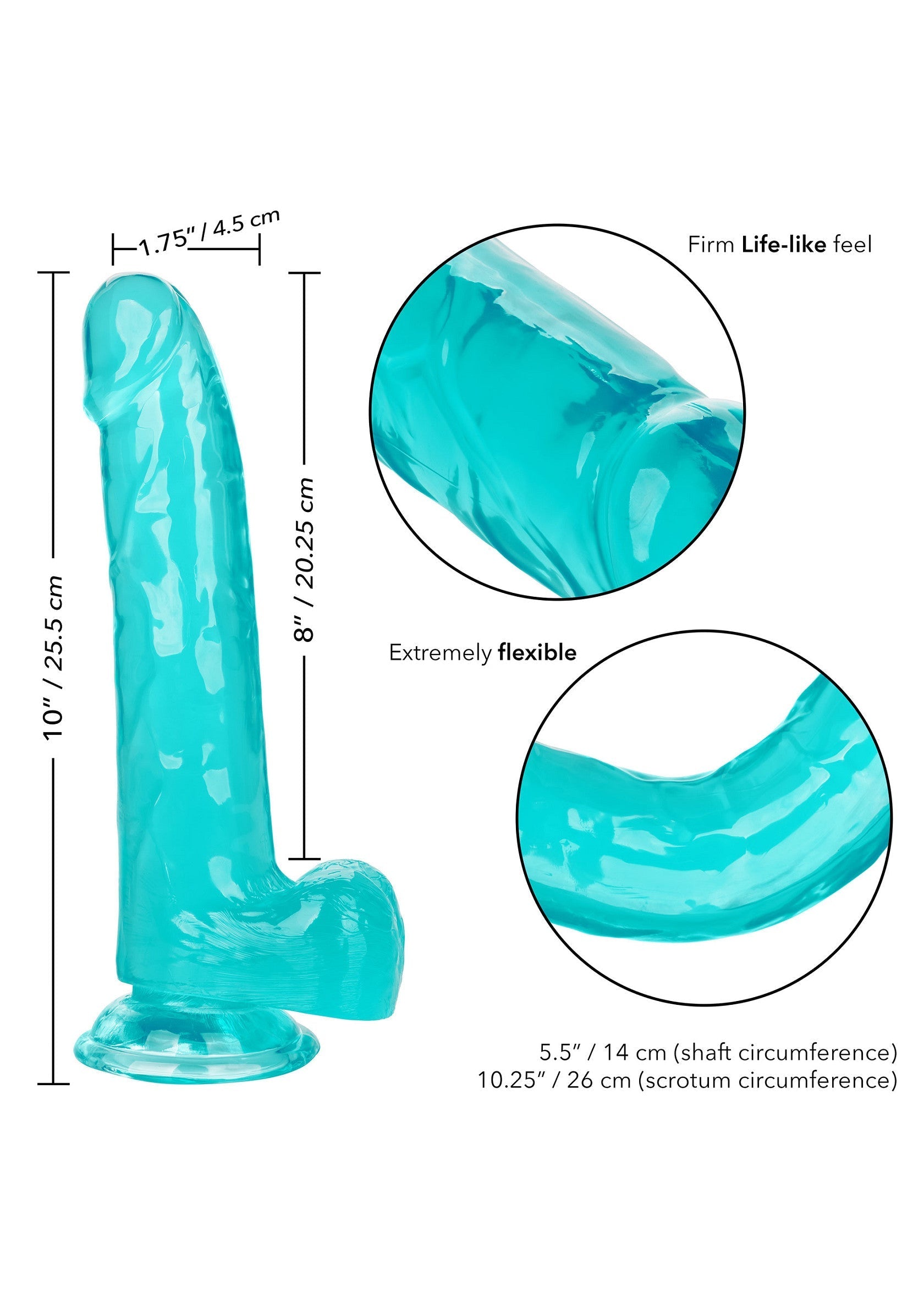 Dildo CalExotics Queen Size Dong 8 inch