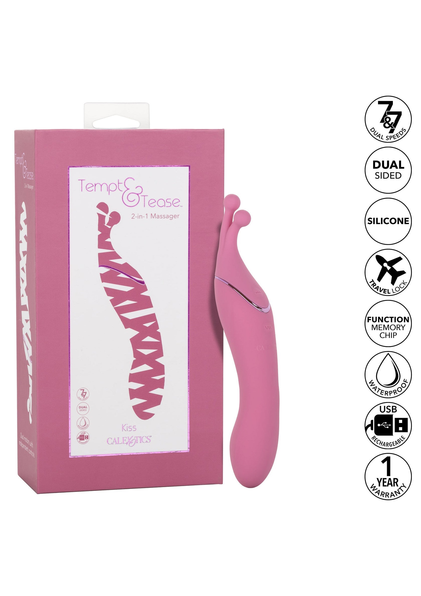 Stimulateur CalExotics Tempt And Tease Kiss