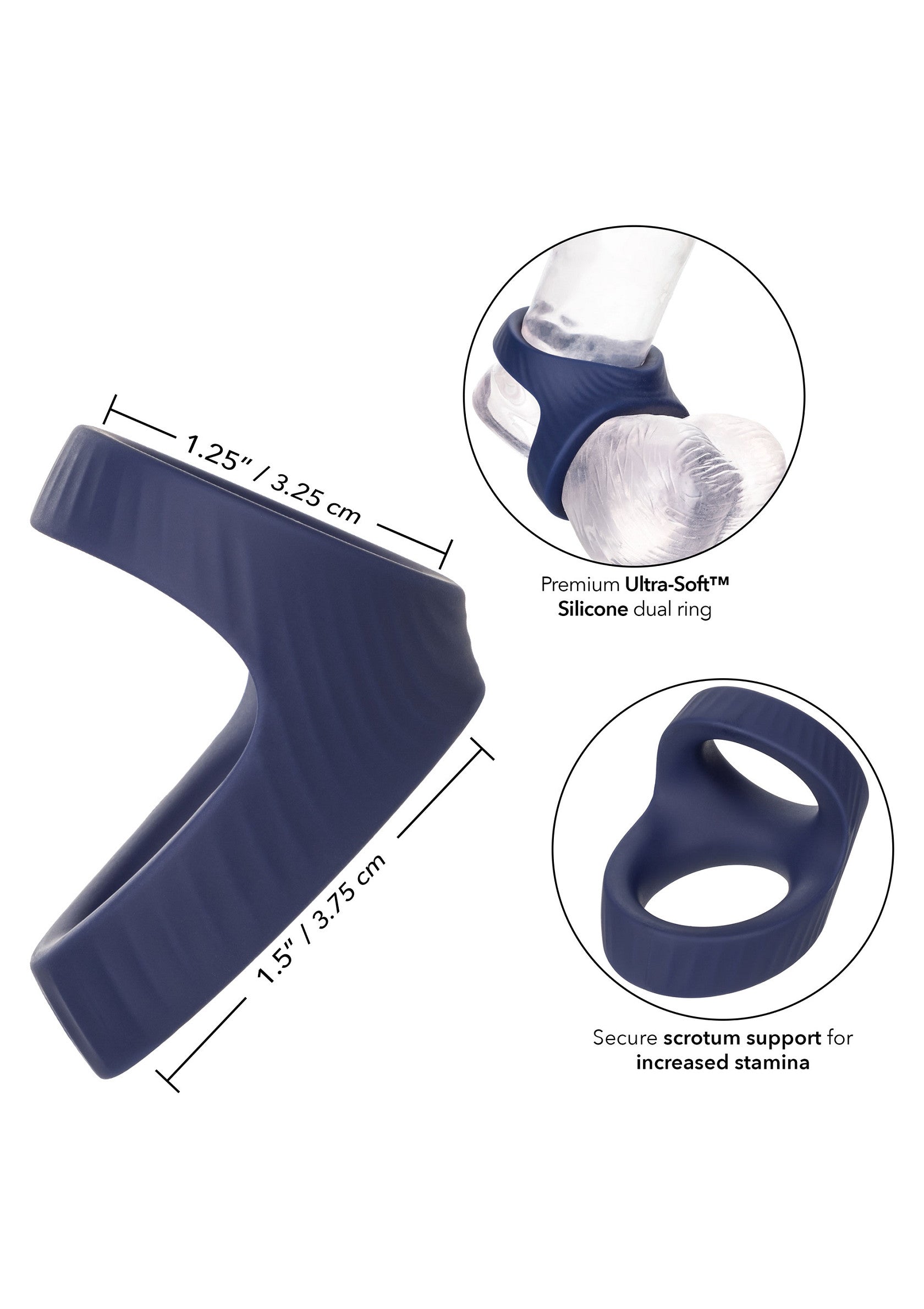 Performance masculine CalExotics Viceroy Max Dual Ring