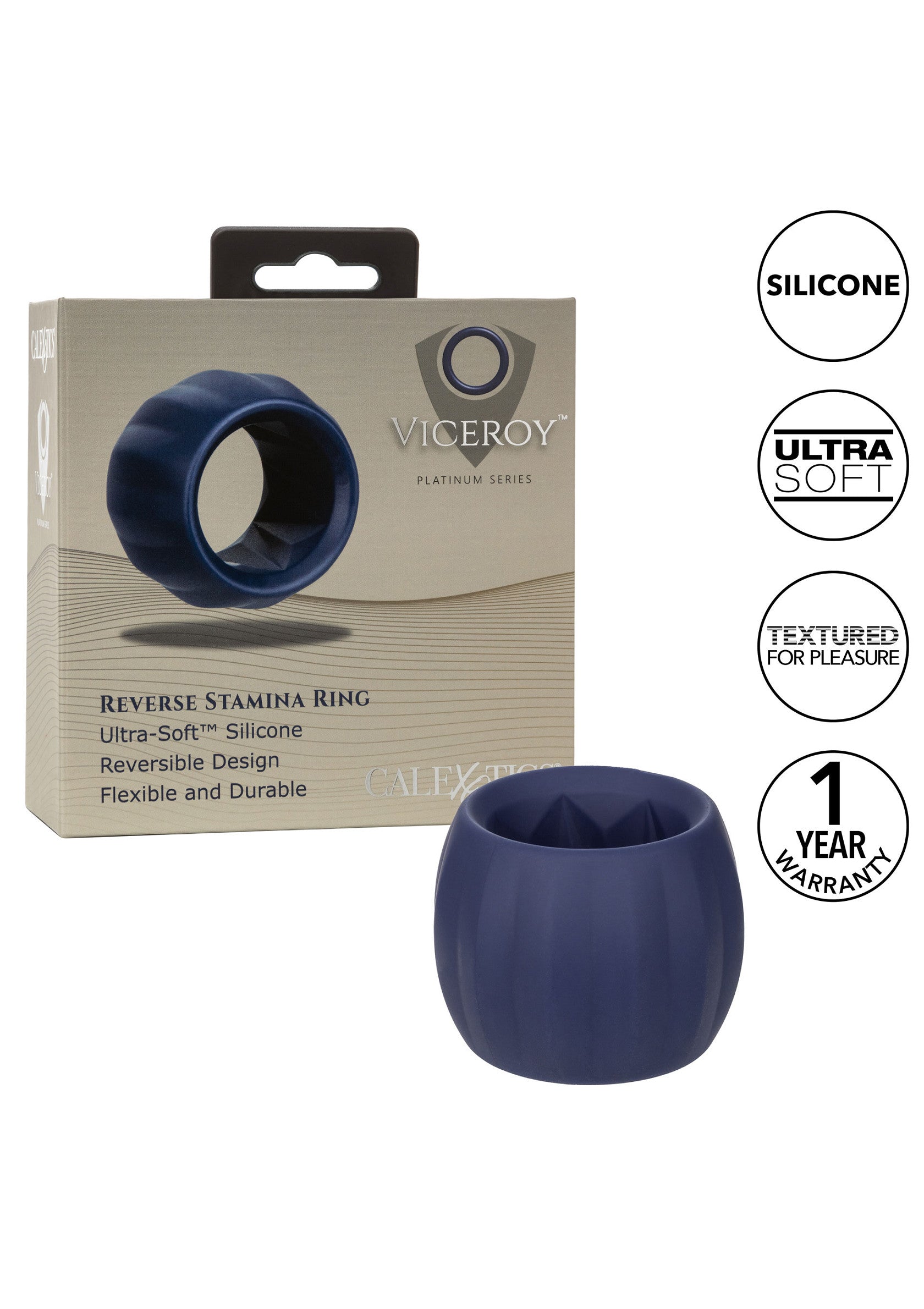 Performance masculine CalExotics Viceroy Reverse Stamina Ring