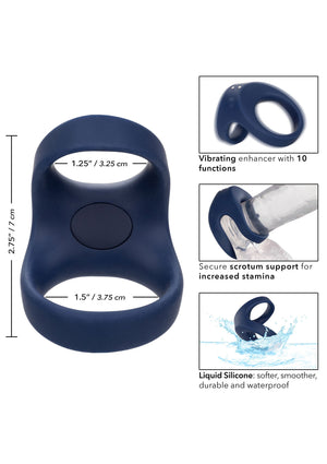 Performance masculine CalExotics Rechargeable Max Dual Ring