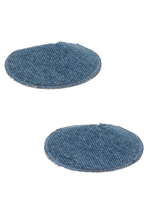 Accessoire BDSM CalExotics Ride Em Denim Round Pasties