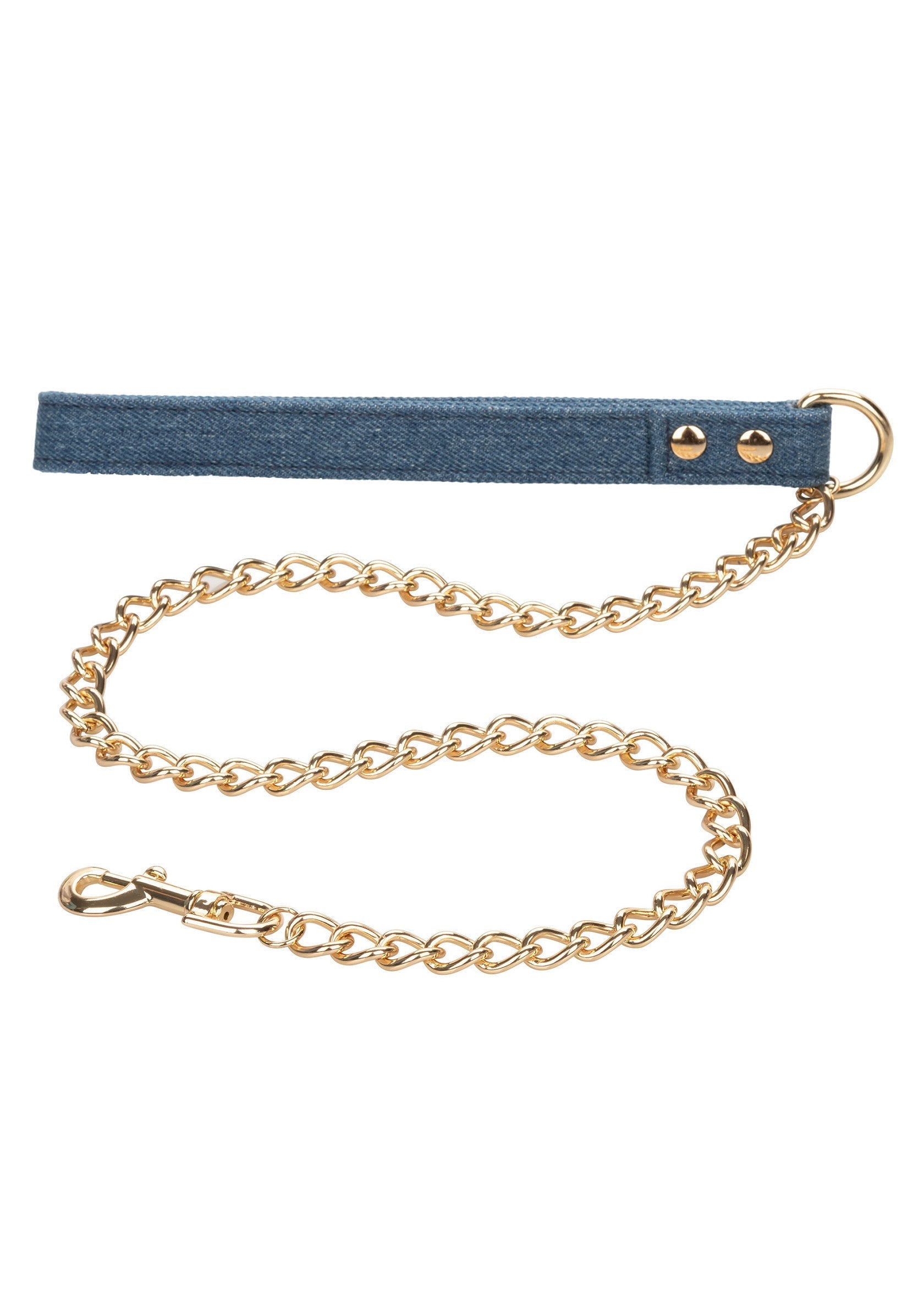 Accessoire BDSM CalExotics Ride Em Denim Collar + Leash