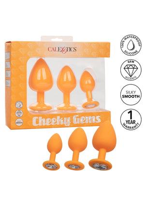 Jouet anal CalExotics Cheeky Gems 3 pcs