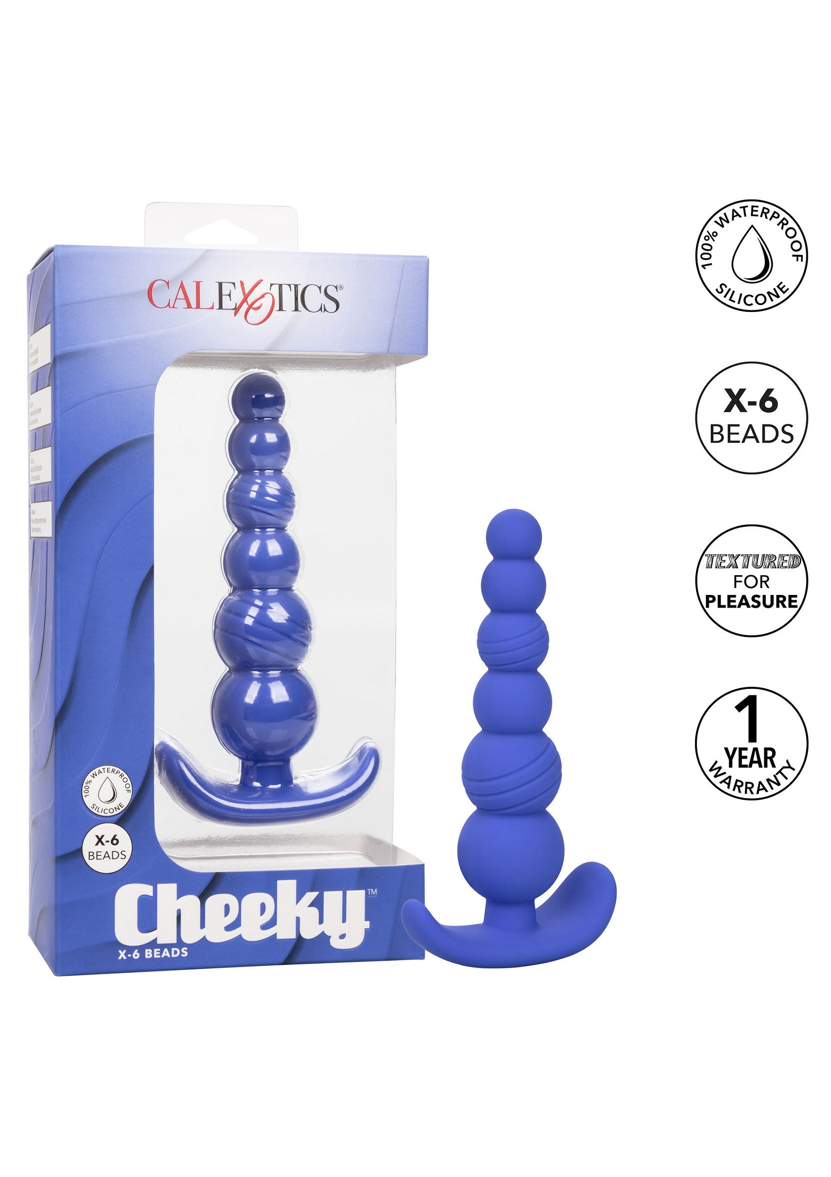 Jouet anal CalExotics Cheeky X-6 Beads