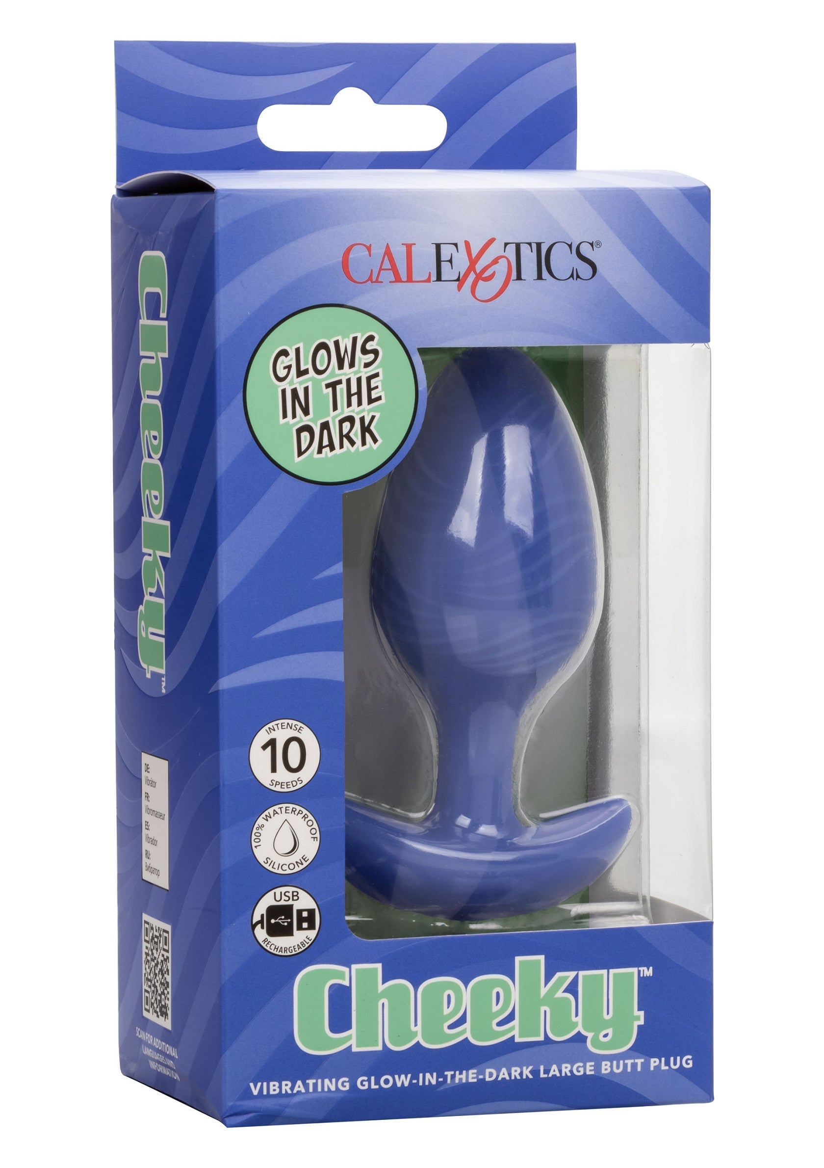 Jouet anal CalExotics Cheeky Glow Vibrating Plug L